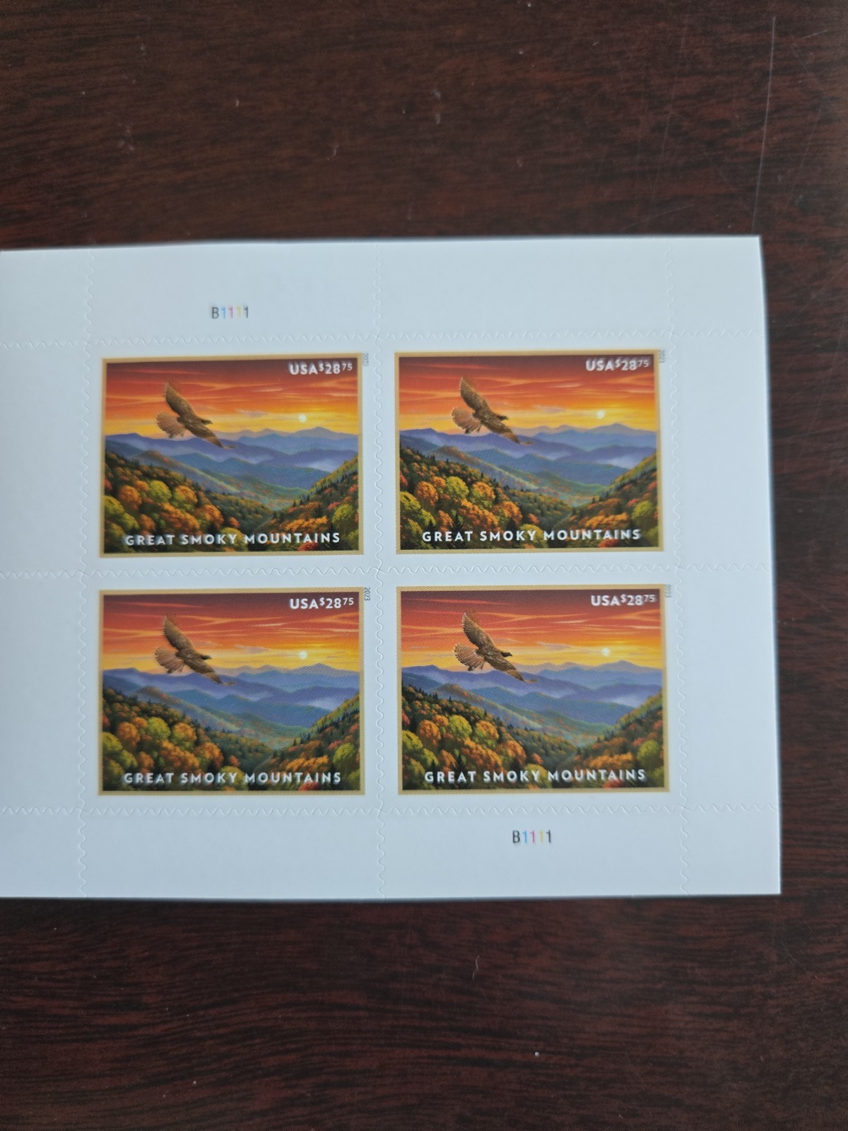 US Stamp Scott 5752 \'Great Smoky Mountains\' $28.75 MNH 2023 ONE STAMP NOT BLOCK