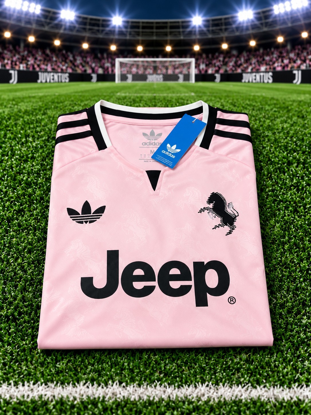 Juventus Pink Jersey Size Medium Men\'s