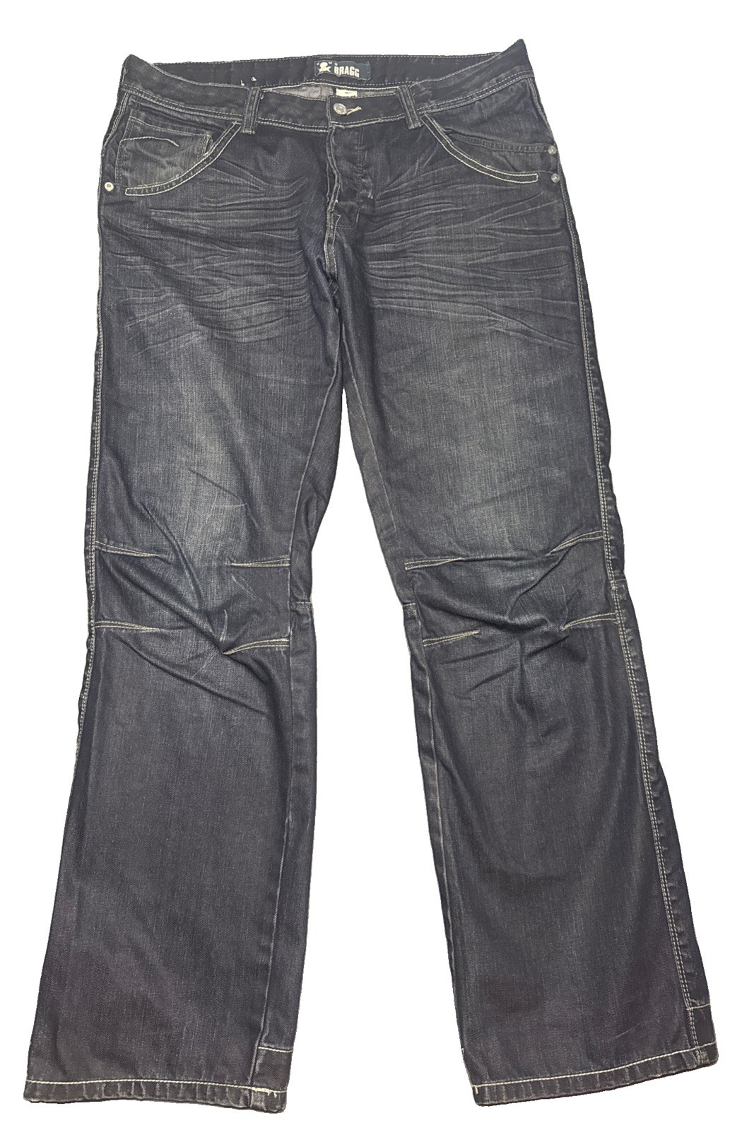 H&M Bragg Jeans Mens 34x32 Blue Denim Dark Wash Grunge Relaxed Streetwear H&M Bragg Jeans Mens 34x32 Blue Denim Dark Wash Grunge Relaxed Streetwear