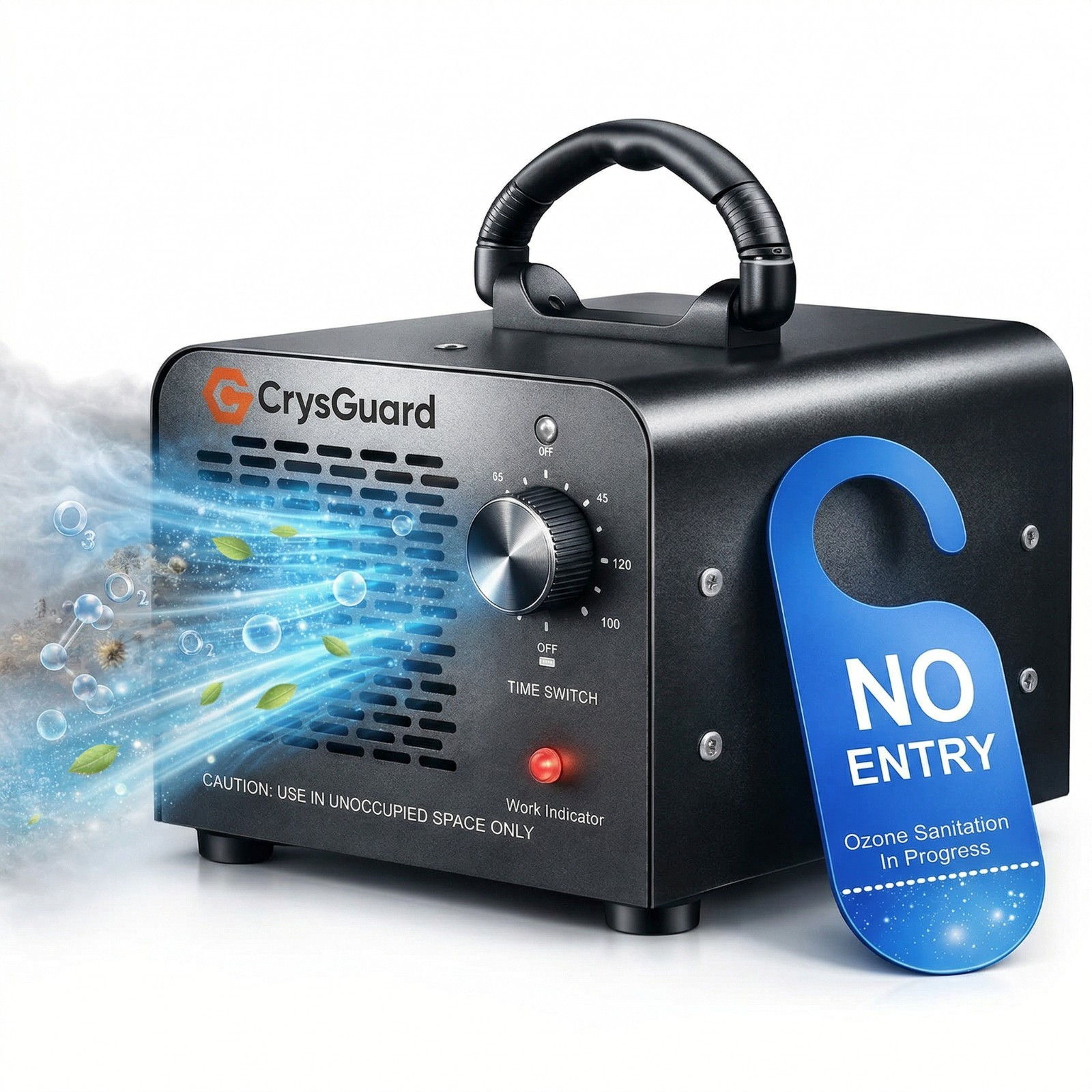 48000 mg/h Dual Plate Ozone Generator Odor Remover for Home, Car & Pets