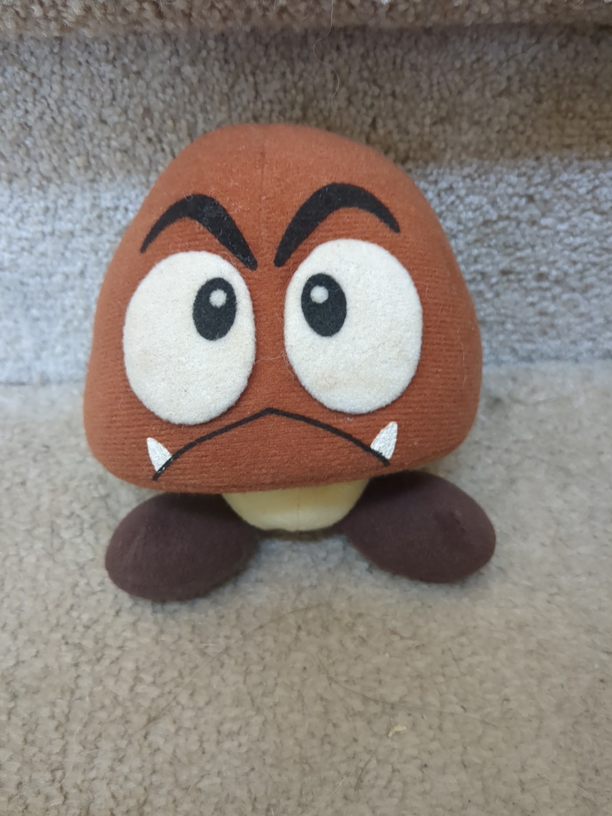Rare Super Mario 64 Goomba Plush Banpresto Prize N64 Japan Ufo 1996 Promo Rare Super Mario 64 Goomba Plush Banpresto Prize N64 Japan Ufo 1996 Promo
