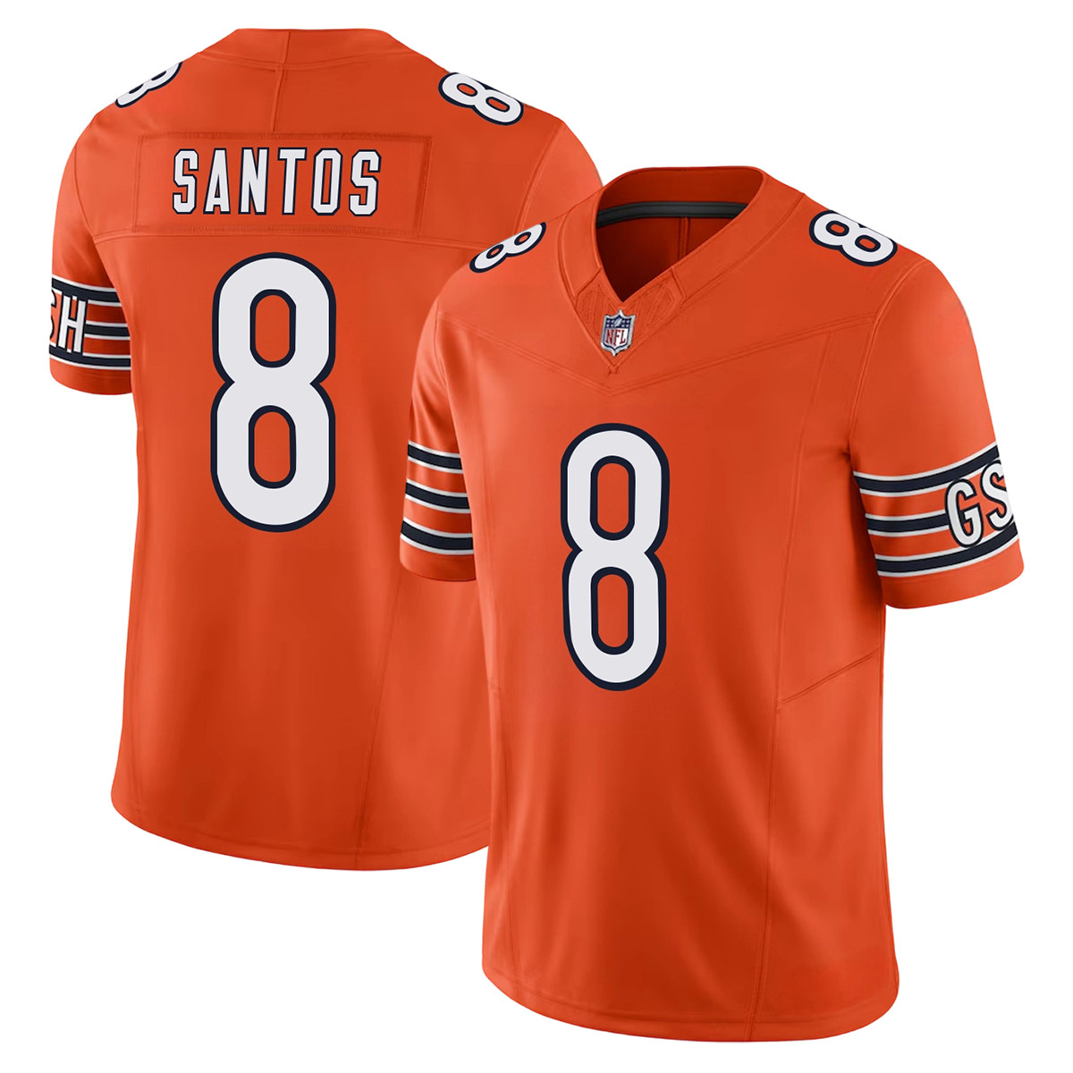 New Cairo Santos #8 Men\'s Bears Limited Player All Stitched Jersey S-3XL-NWT