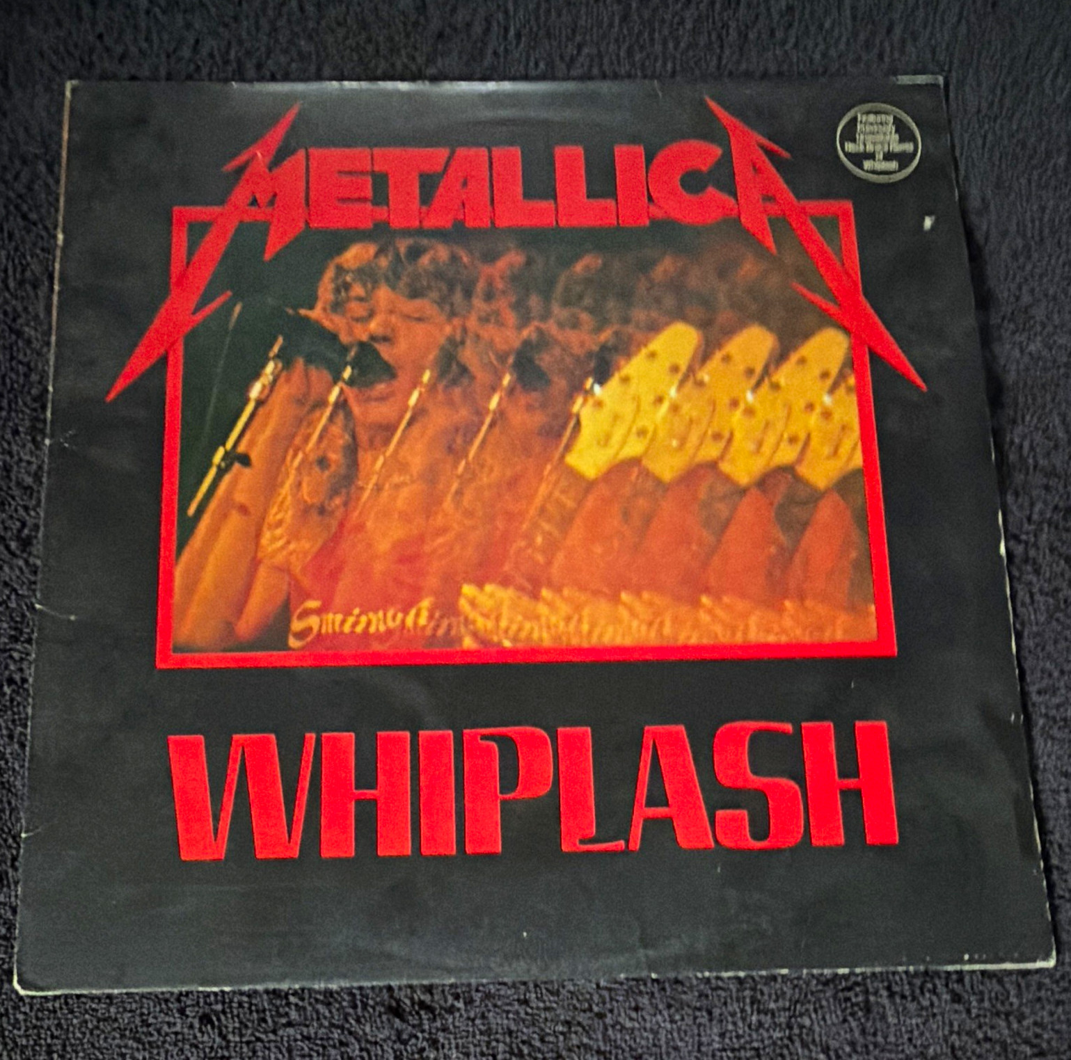 Metallica Whiplash MRS-04 Megaforce STERLING Original 12” Vinyl EP