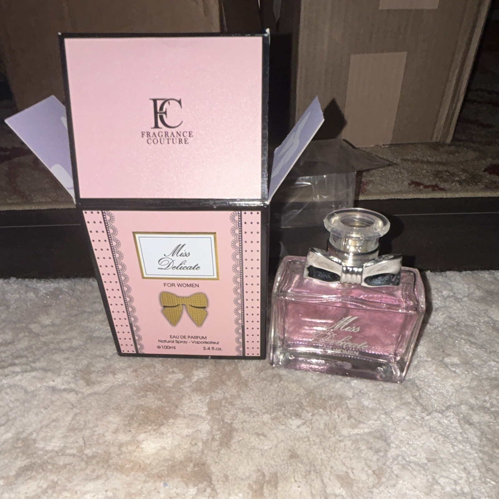Fragrance Couture Miss Delicate Eau de Parfum Spray, Regular Size 3.4 fl oz