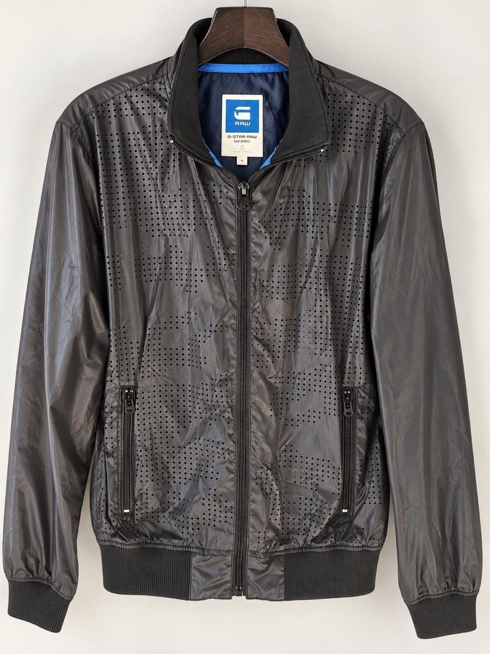 G-Star RAW Hopkins Perforated Bomber Jacket Men’s M Y2K RAW Sports
