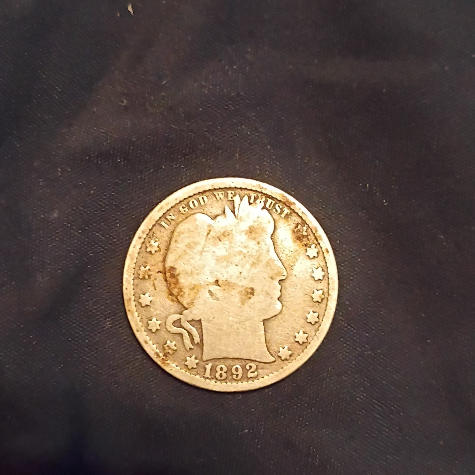 1892-S BARBER HALF DOLLAR