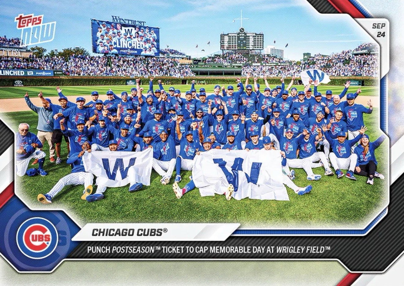 Chicago Cubs - 2026 MLB Topps NOW® - Card 713 Presale Chicago Cubs