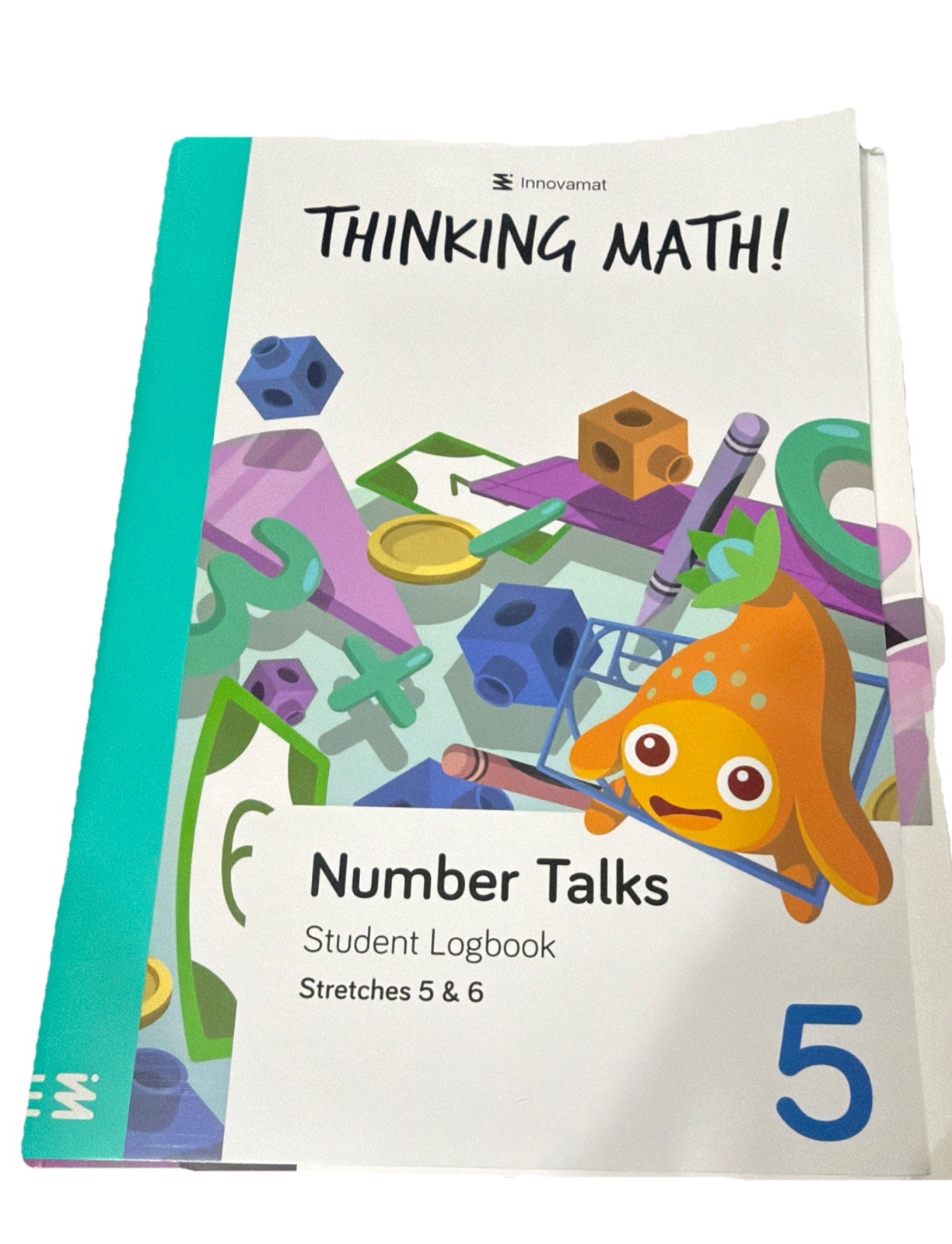 Innovamat Thinking Math Number Talks Student Logbook Stretches 5-6, Grade 5