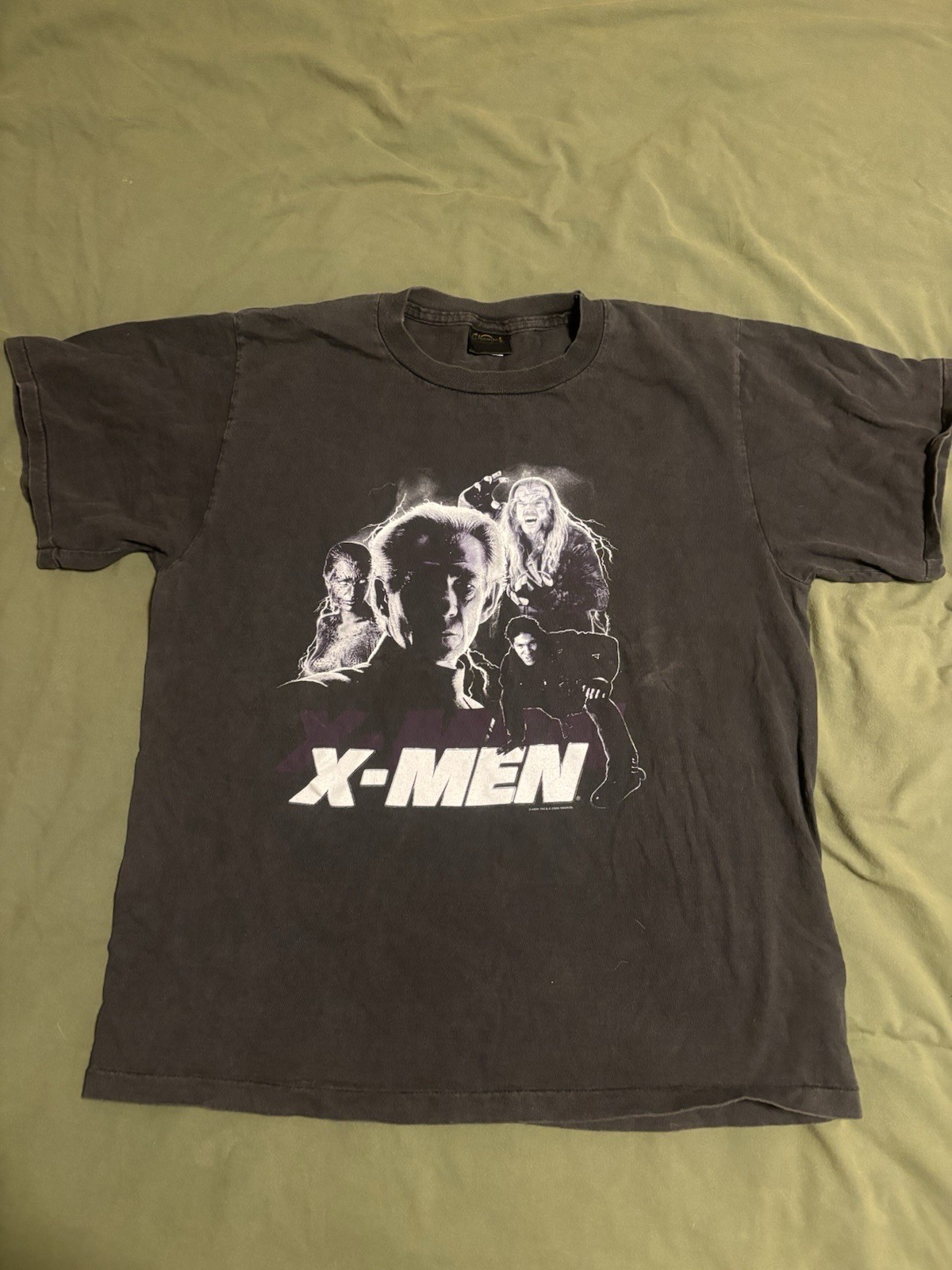 Vintage X-Men Villains Movie Promo T-Shirt 2000 Large 22.5 X 28 Vintage X-Men Villains Movie Promo T-Shirt 2000 Large 22.5 X 28