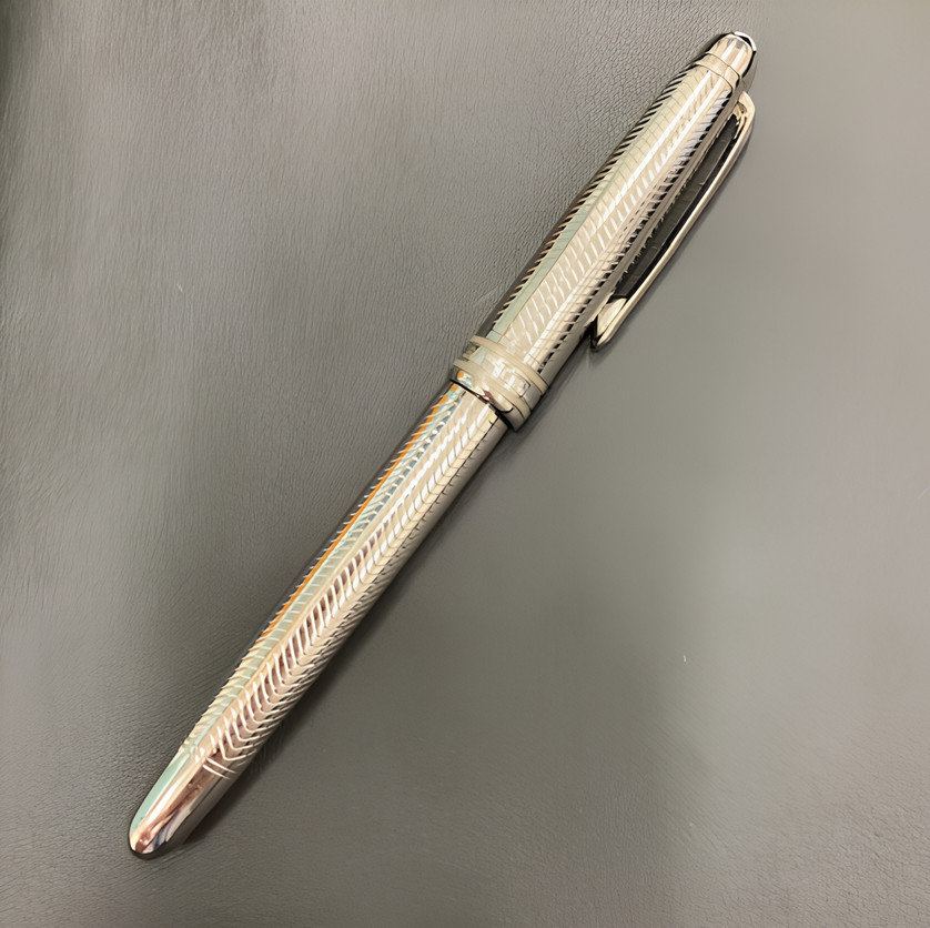 Montblanc Meisterstück Classique 163 Rollerball Pen Silver Trim Authentic