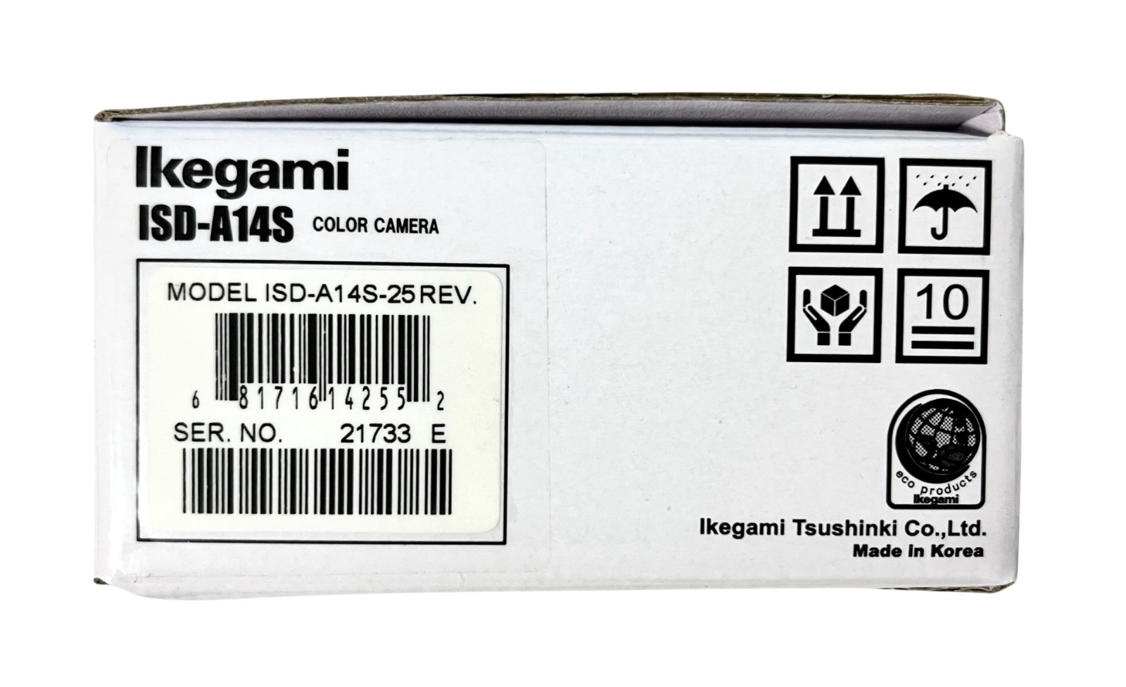 Ikegami ISD-A14S-25 Mini Cube Color Camera 2.5MM with AC/DC Converter Ikegami ISD-A14S-25 Mini Cube Color Camera 2.5MM with AC/DC Converter