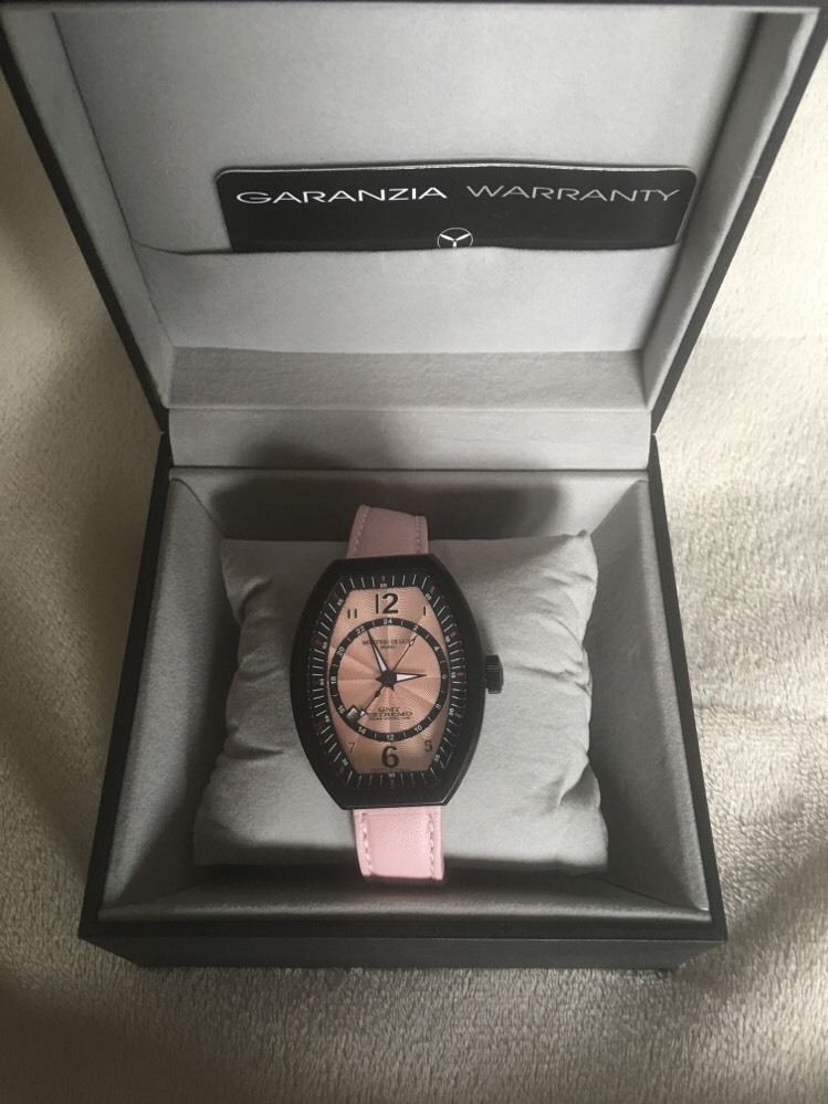 Montres De Luxe Women\'s EX L 9203 Estremo Quartz Pink Dial Watch new $1400 Montres De Luxe Women\'s EX L 9203 Estremo Quartz Pink Dial Watch new $1400