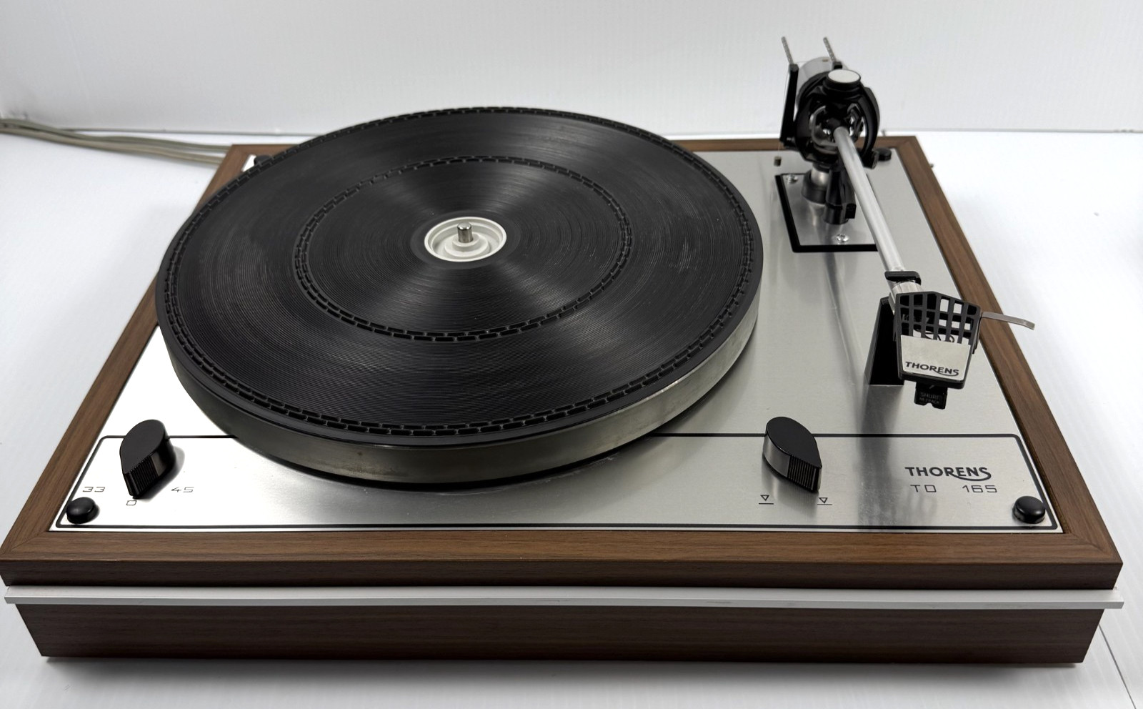 Thorens TD 165 Turntable Tested Working See Video Good Condition No Dust Cover