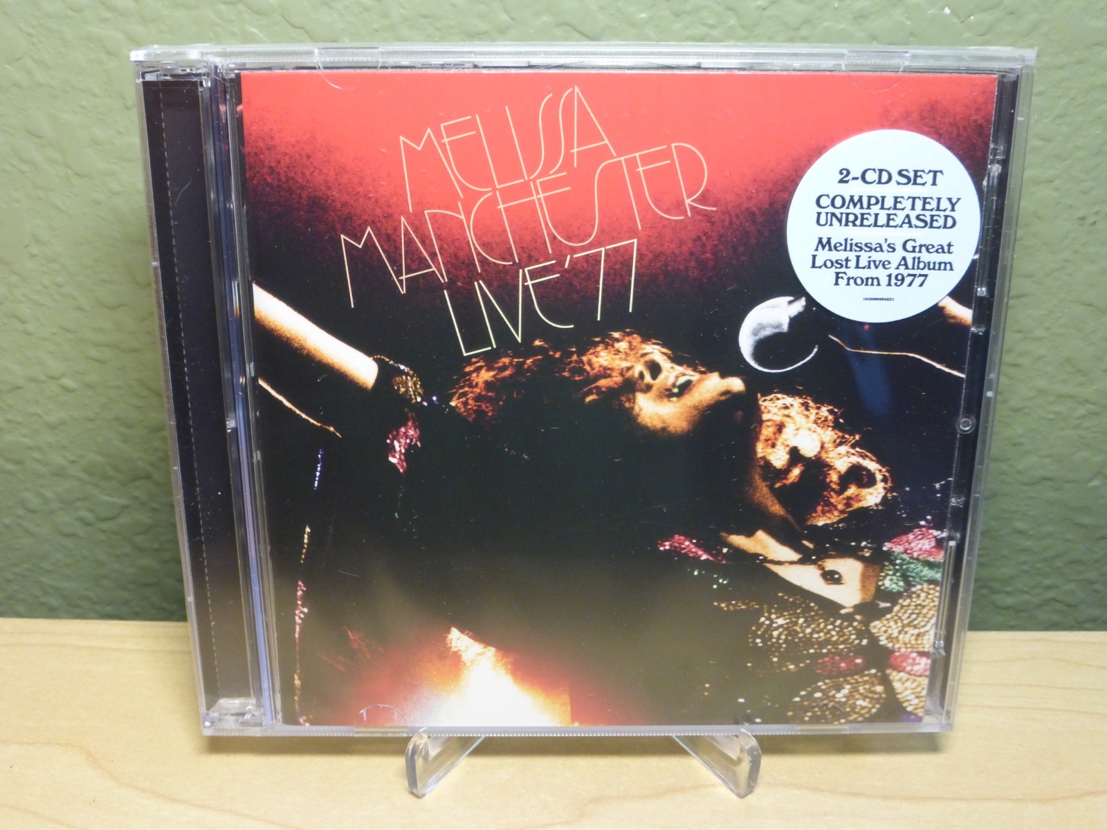 Live '77 by Melissa Manchester (CD, 2022) 2 CD Set Unreleased Concert New