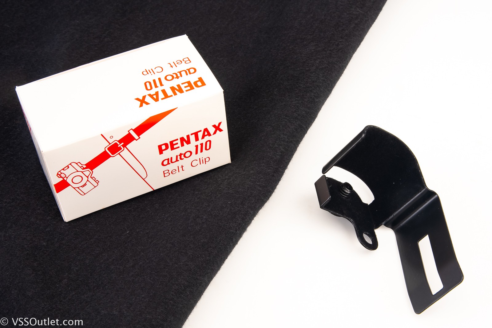Pentax Auto 110 Subminiature Camera Metal Belt Clip in Box MINT NOS V25