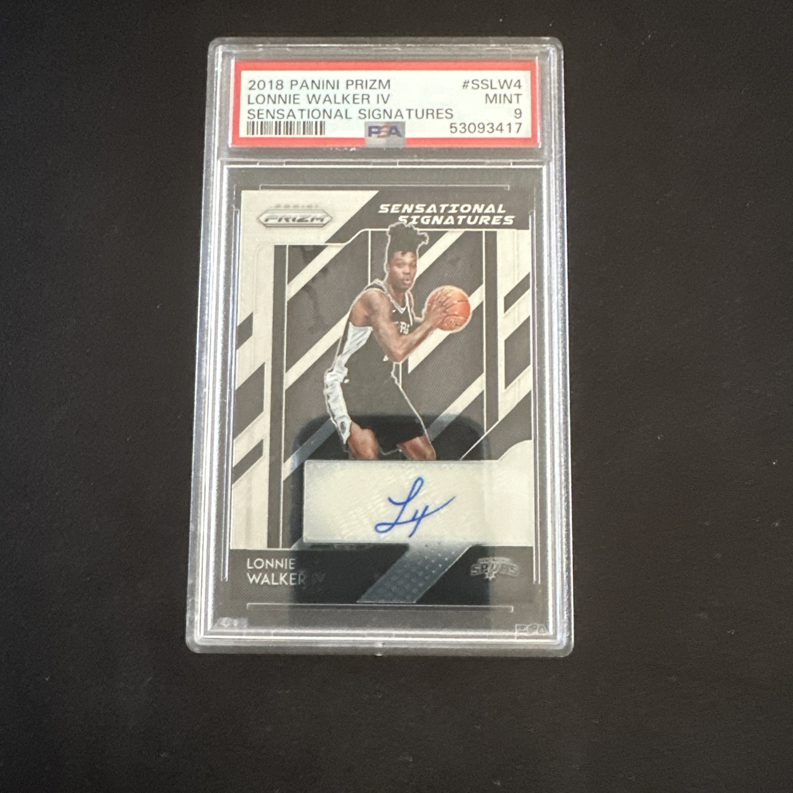 2018-19 PANINI PRIZM SENSATIONAL SIGNATURES LONNIE WALKER IV PSA 9 #SSLW4 2018-19 PANINI PRIZM SENSATIONAL SIGNATURES LONNIE WALKER IV PSA 9 #SSLW4