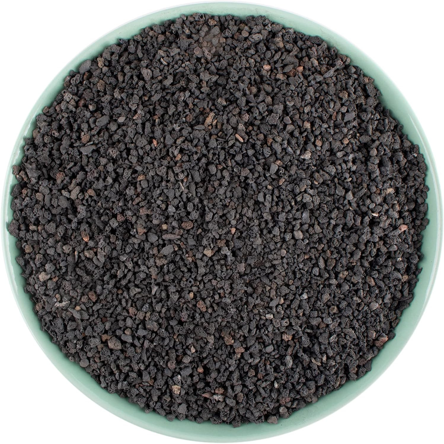 3Lb Black Lava Rock for Plant, 1/8-1/4 Inch Horticultural Volcanic Rock Soil
