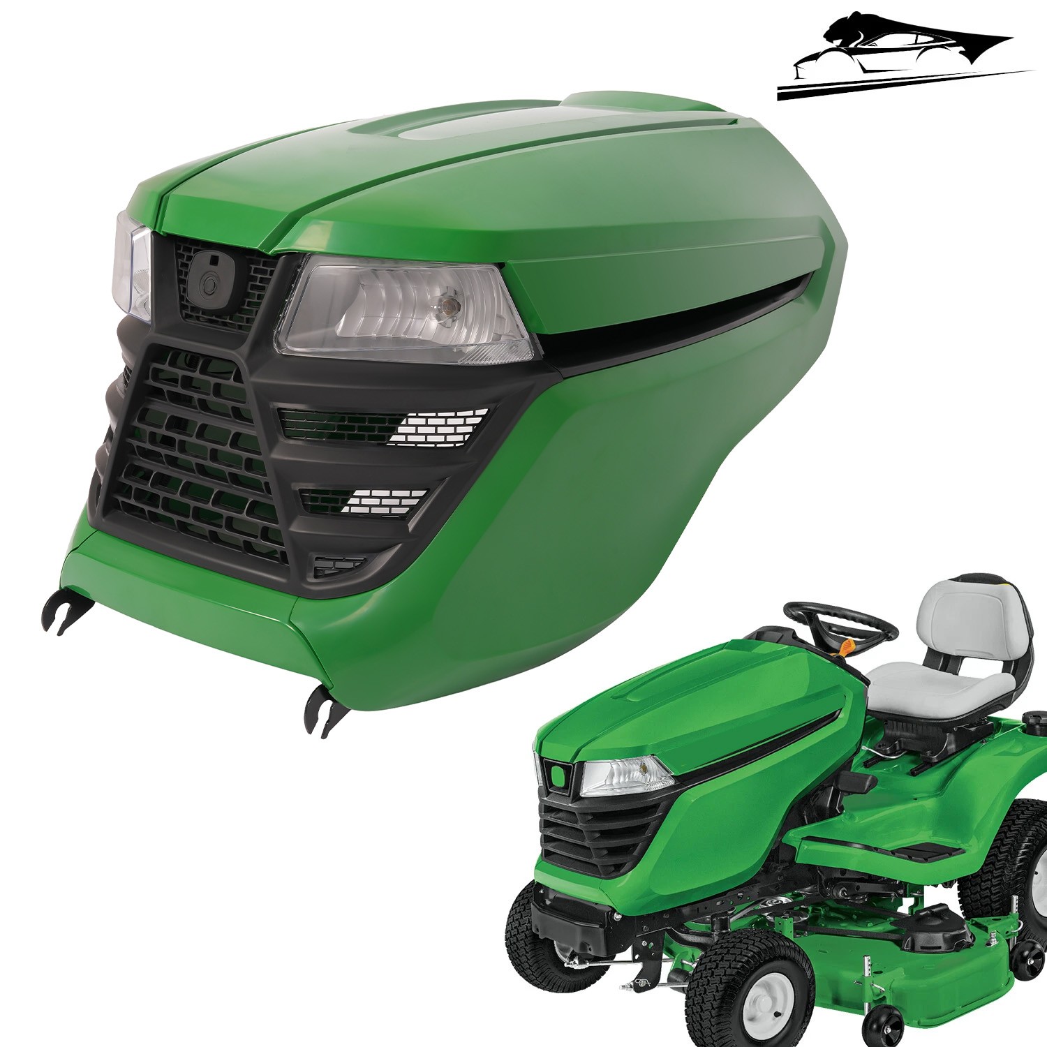 ABS Complete Hood For John Deere X300 X304 X310 X320 X350 X370 X384 X394 ABS Complete Hood For John Deere X300 X304 X310 X320 X350 X370 X384 X394
