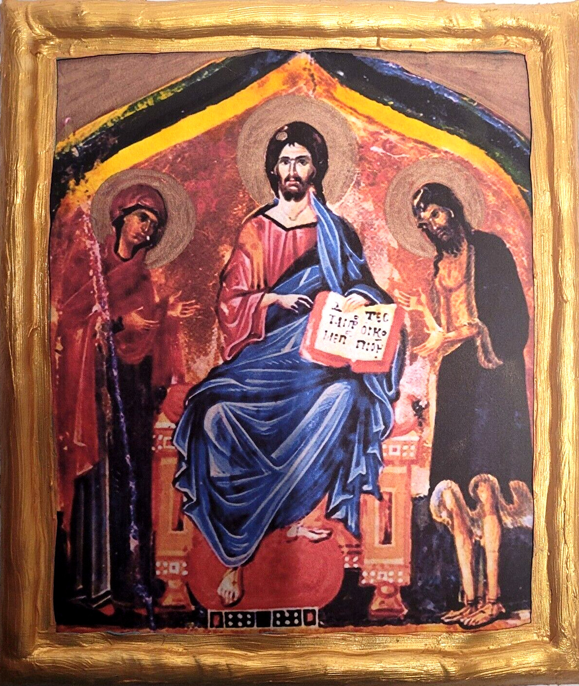 Deesis Deisis Christ Mary John The Baptist Byzantine Greek Eastern Orthodox Icon