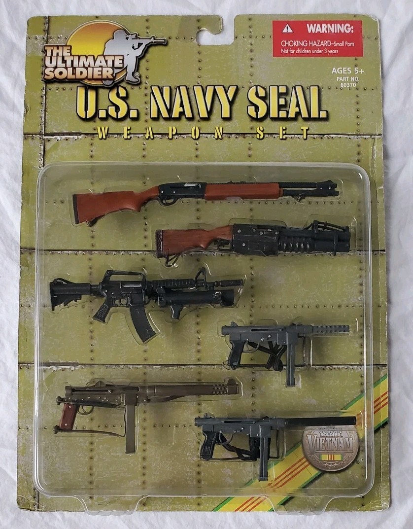 Ultimate Soldier Vietnam US Navy Seal 1:6 Weapon Set 60370 New