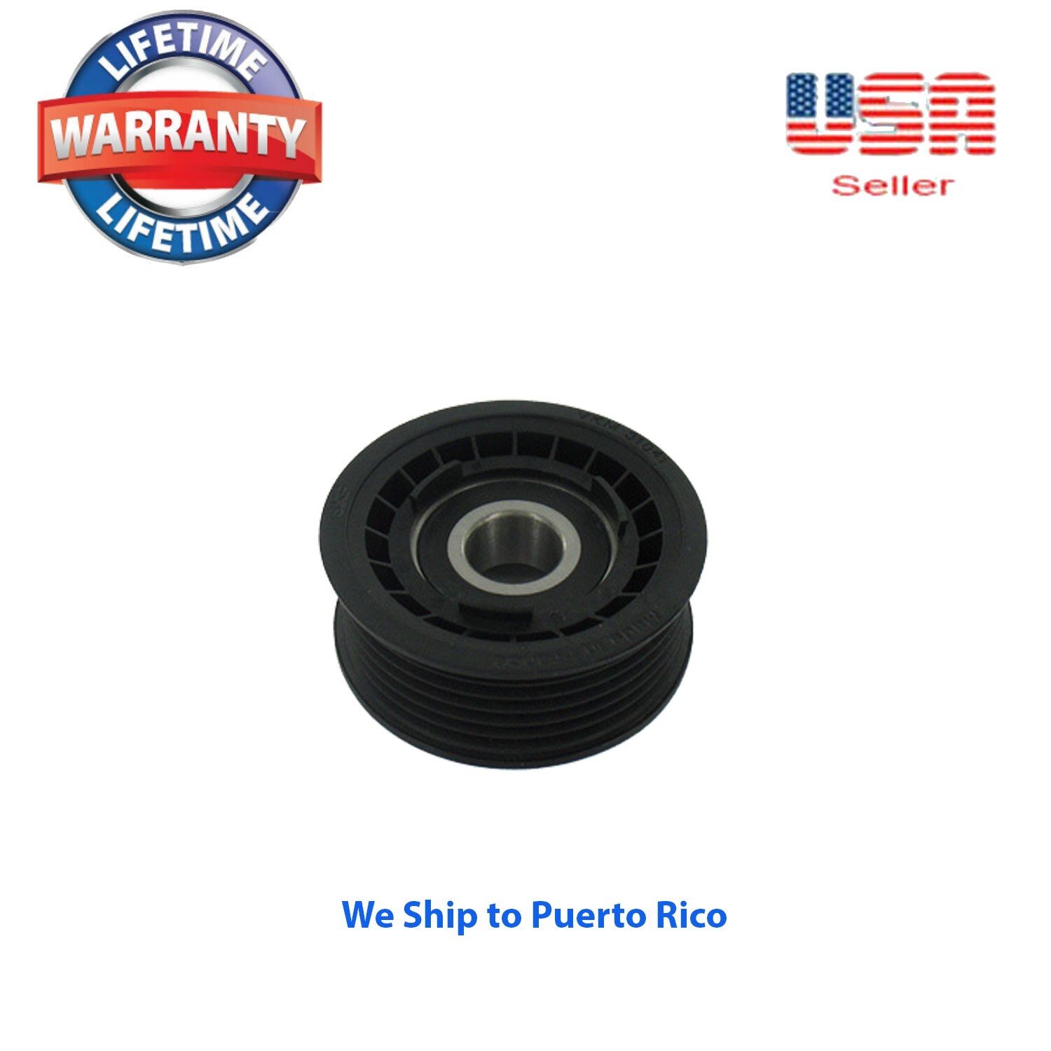 FITS OEM Drive Belt Idler Roller Pulley Fits: Audi Chrysler Dodge Jeep Mercedes