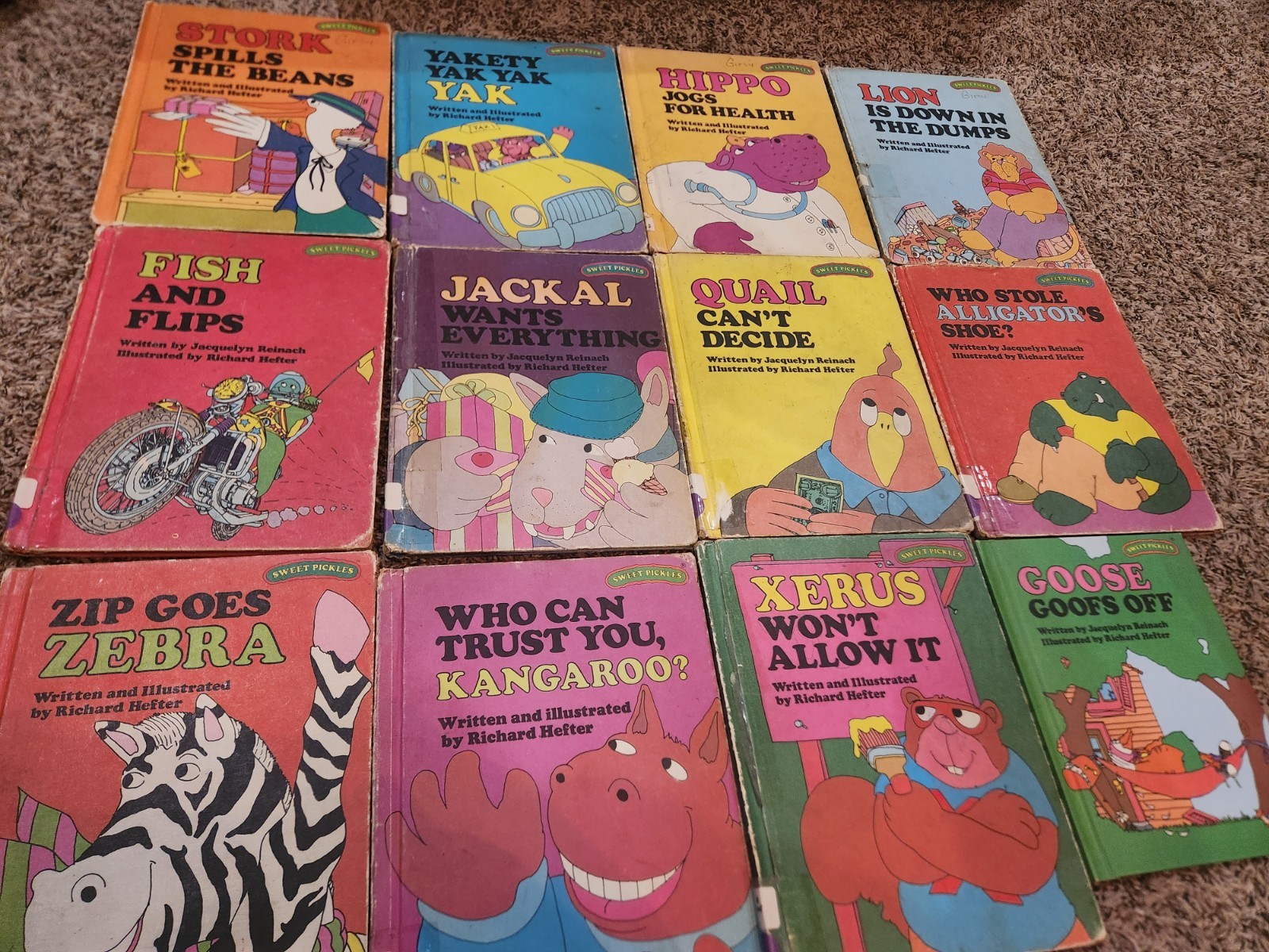 Lot of 12 Sweet Pickles Books(acceptable condition) Lot of 12 Sweet Pickles Books(acceptable condition)