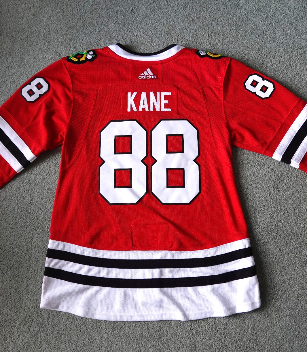Authentic Adidas Climalite Indo Patrick Kane Home Jersey Size 46 Blackhawks Authentic Adidas Climalite Indo Patrick Kane Home Jersey Size 46 Blackhawks