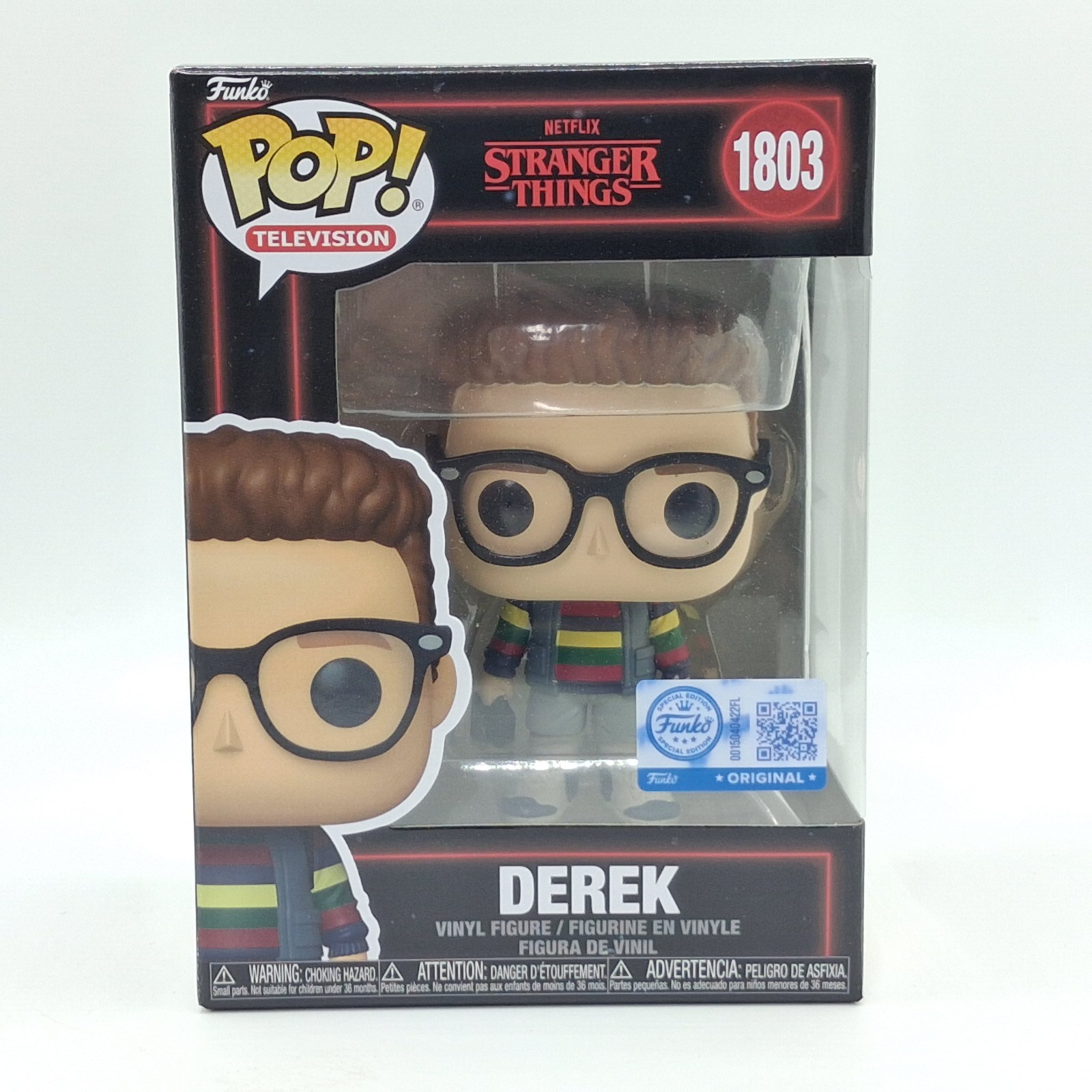 Funko Pop Derek Turnbow 1803 Stranger Things Funko Shop Exclusive Horror Netflix Funko Pop Derek Turnbow 1803 Stranger Things Funko Shop Exclusive Horror Netflix