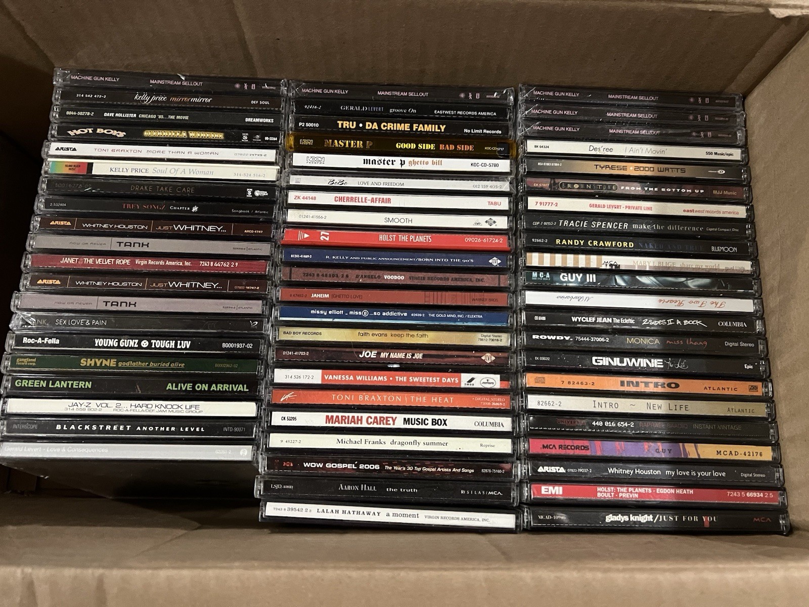 Drake Hot Boys Master P MGK Mariah Carey Ja Rule Game Ne-Yo DMX Rap R&B CD Lot