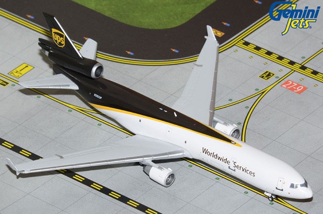 GJUPS2177 GeminiJets MD-11F 1/400 Model N282UP UPS