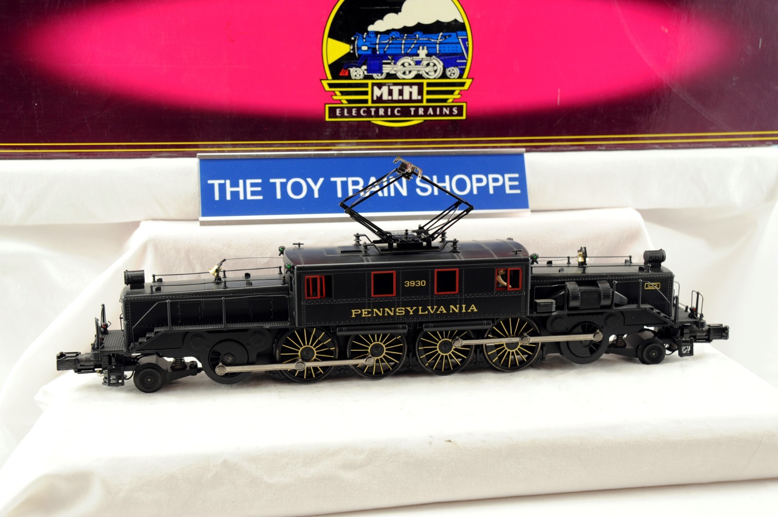 MTH PREMIER 5543-1 PENNSYLVANIA DIE-CAST L-5 ELECTRIC ENGINE W PS-2:TESTED:LNIB.