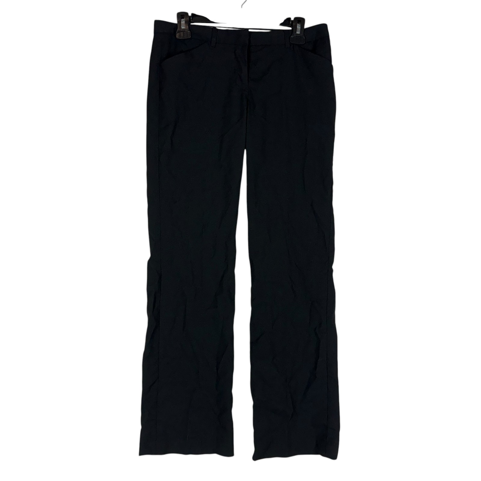 The Limited Pants Womens 6 Black Dress Twill Straight Leg Stretch Work Career