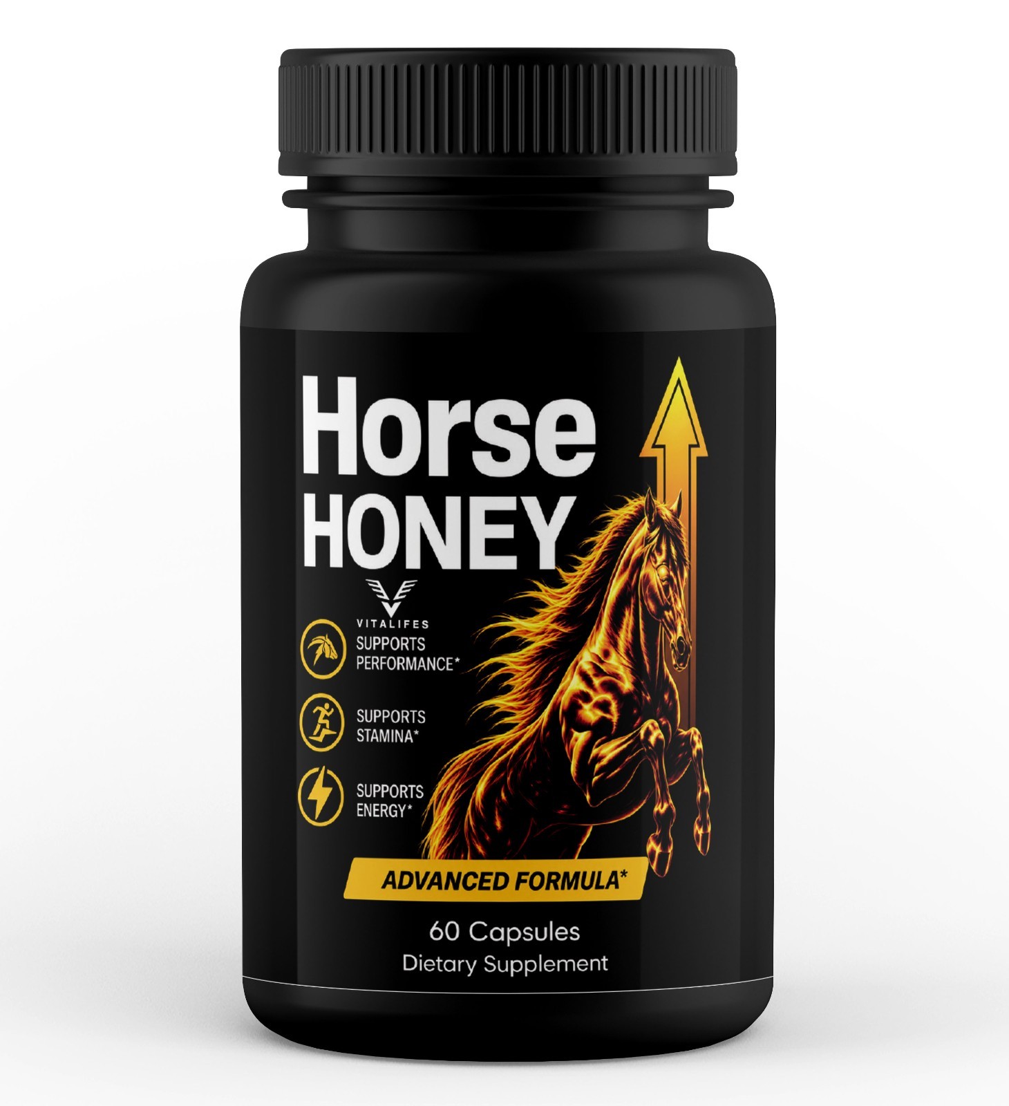 (1-Pk) Horse Honey Advanced Male Health Support Formula HorseHoney 60 Capsules