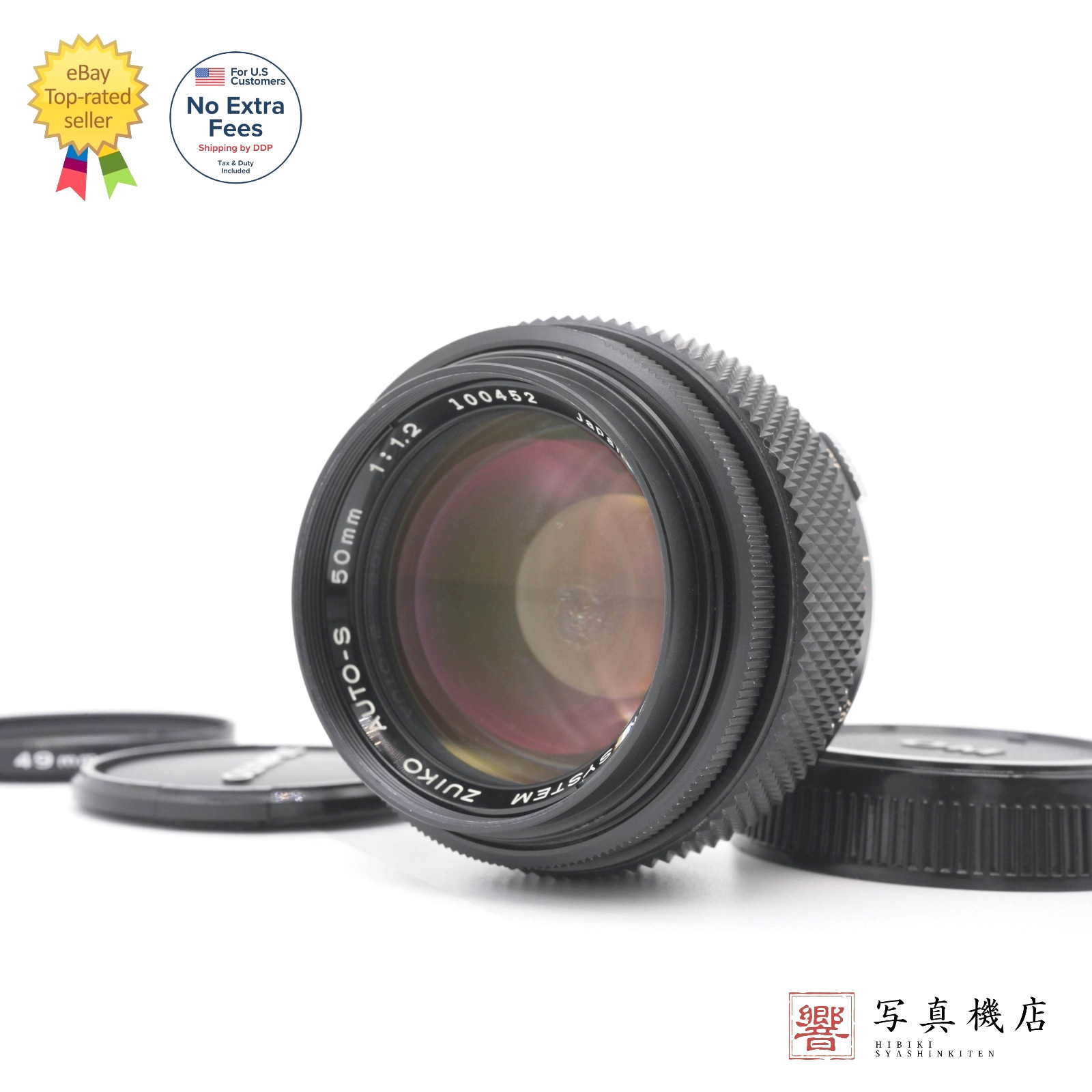 [Excellent+3] Late Model Olympus OM System Zuiko Auto S 50mm f1.2 From JAPAN