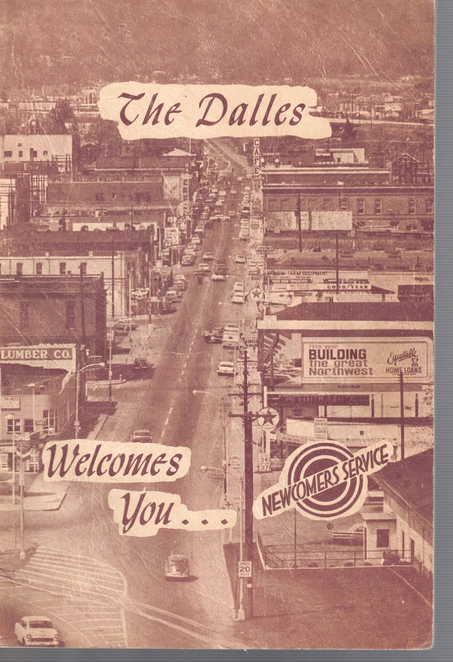 The Dalles Welcomes You-by Norma Allen-1966-Oregon Local History-Vintage Book