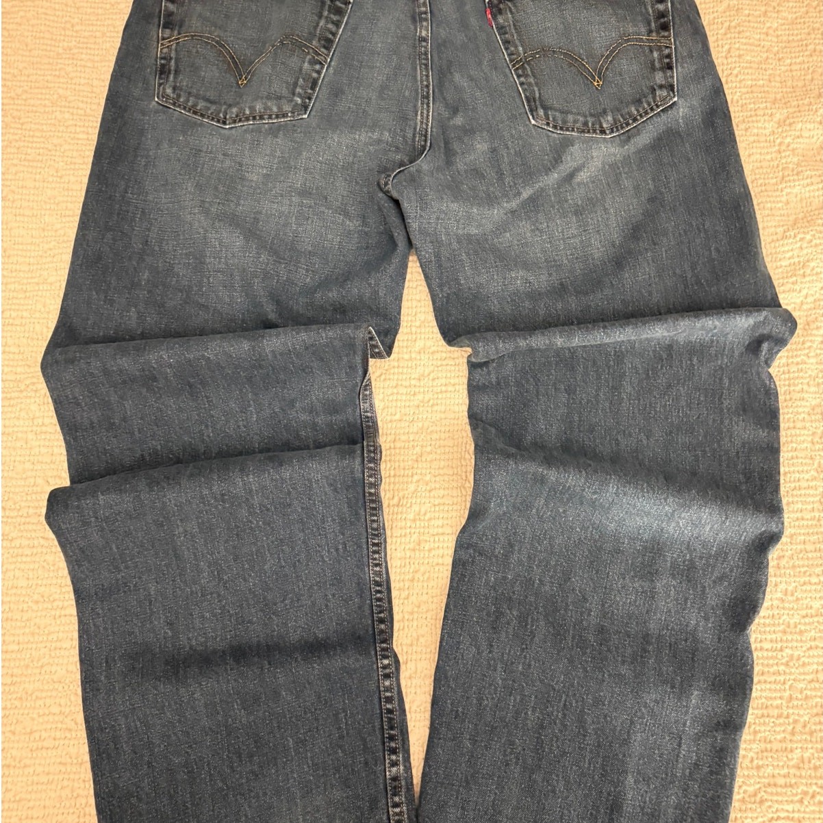 Levi\'s 559 Relaxed Straight Jeans Men\'s 40x32 Dark Indigo Wash