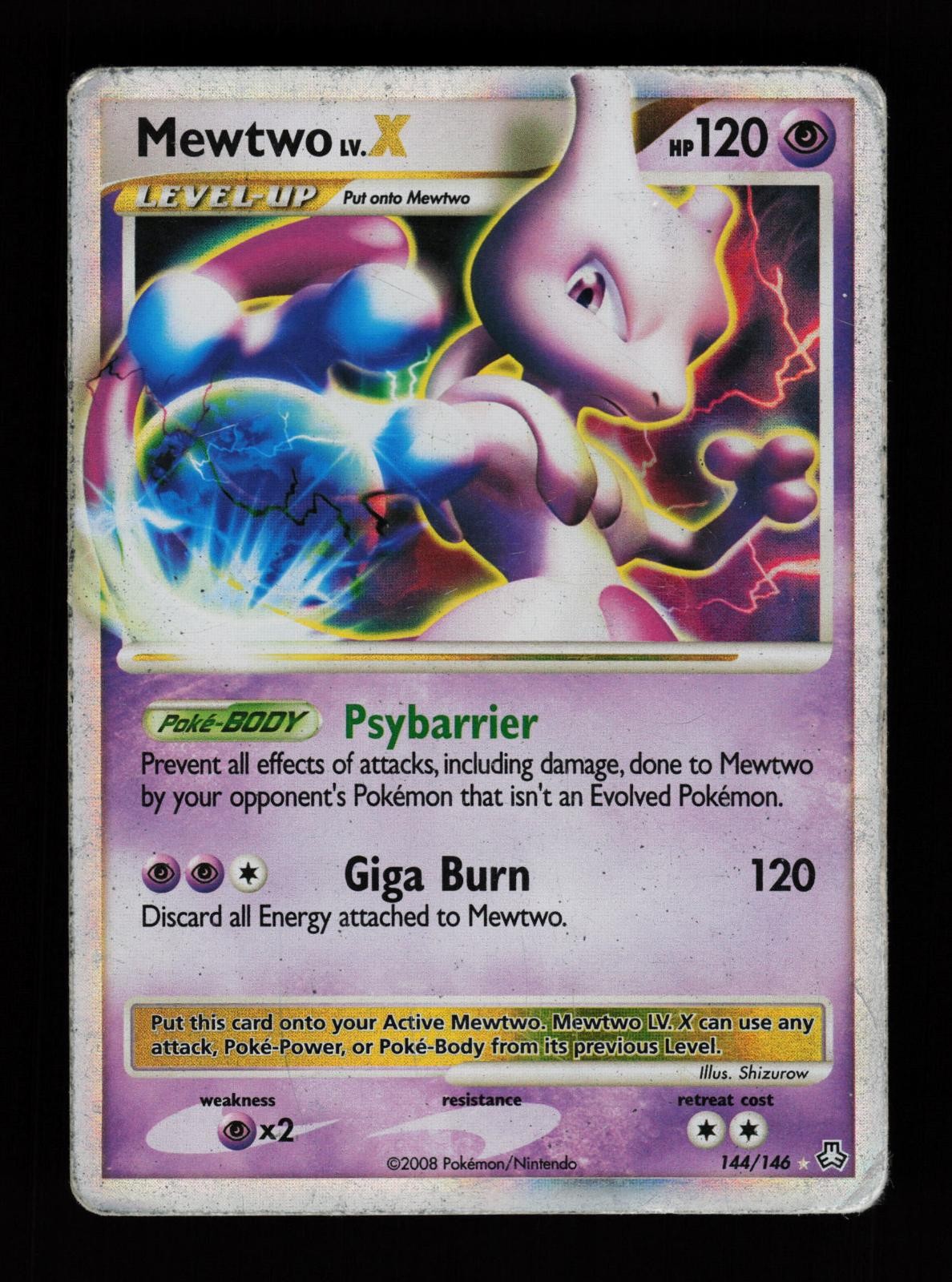 Mewtwo LV.X 144/146 Holo LV.X Rare Legends Awakened Pokemon Cards Mewtwo LV.X 144/146 Holo LV.X Rare Legends Awakened Pokemon Cards