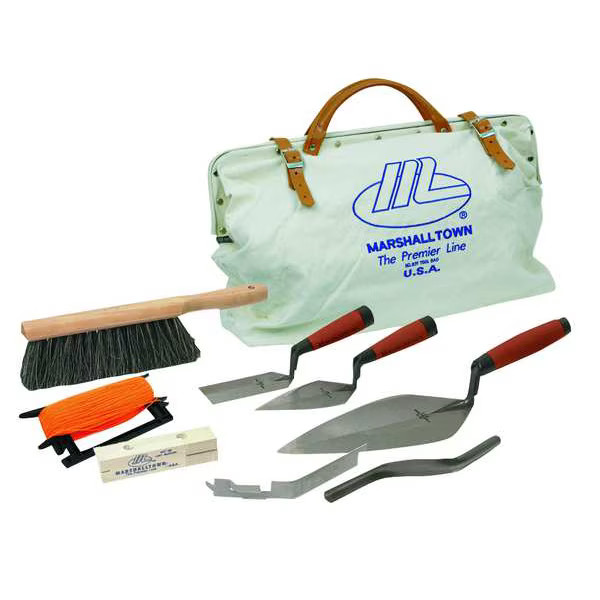 Marshalltown Masons Tool Kit,9 PC BTK1 508x216x343 mm Silver 035965459013