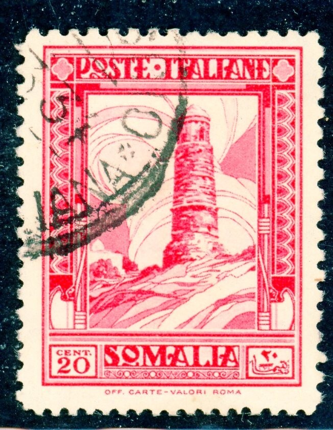 Somalia - 1932 - 20 Cent Pictorial (Saxon 171 ba) Used Somalia - 1932 - 20 Cent Pictorial (Saxon 171 ba) Used