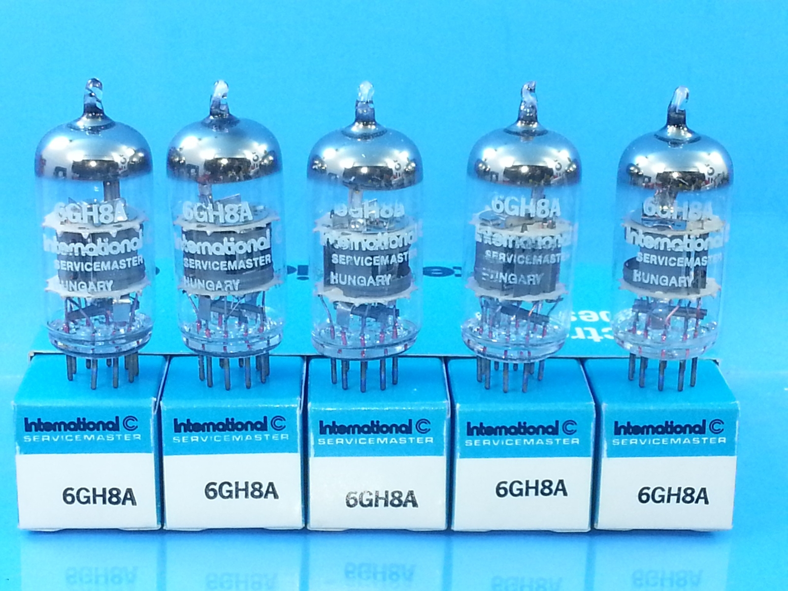 TUNGSRAM IEC SERVICEMASTER 6GH8  TUBE NOS NIB 7199 SUB NEEDS ADAPTER (5)