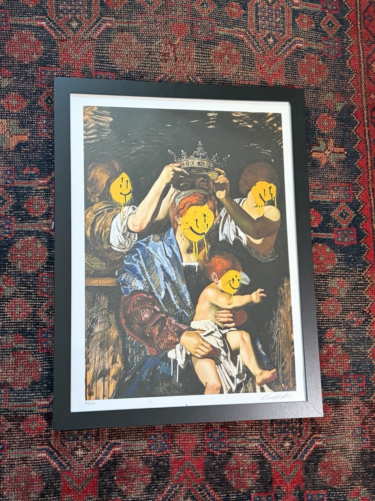 Isaac Pelayo Respect The F Crown Signed Print 36/100