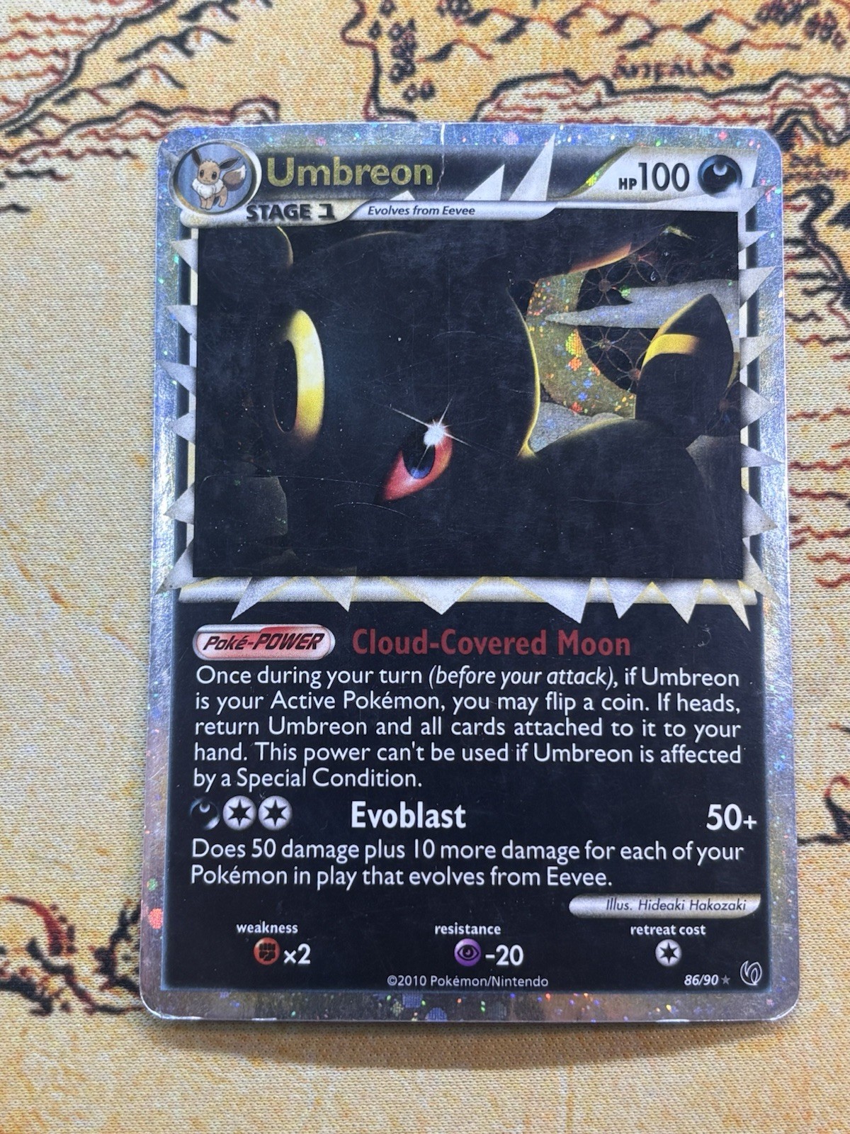 Pokemon - Umbreon (Prime) - Undaunted (UD) - Ultra Rare - 86/90 - 2010 Pokemon - Umbreon (Prime) - Undaunted (UD) - Ultra Rare - 86/90 - 2010