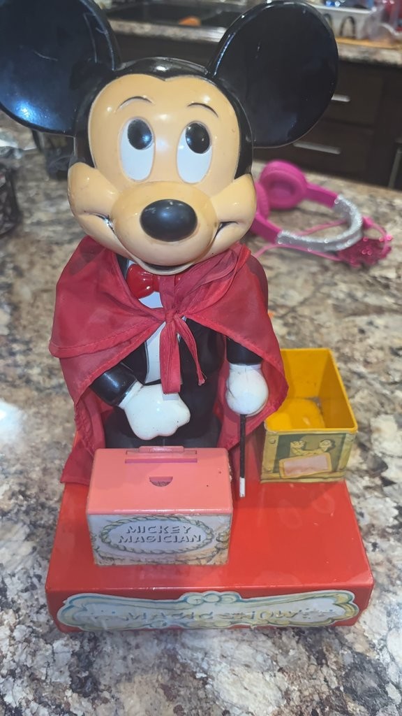 Vintage Mickey Mouse Magician Toy Vintage Mickey Mouse Magician Toy