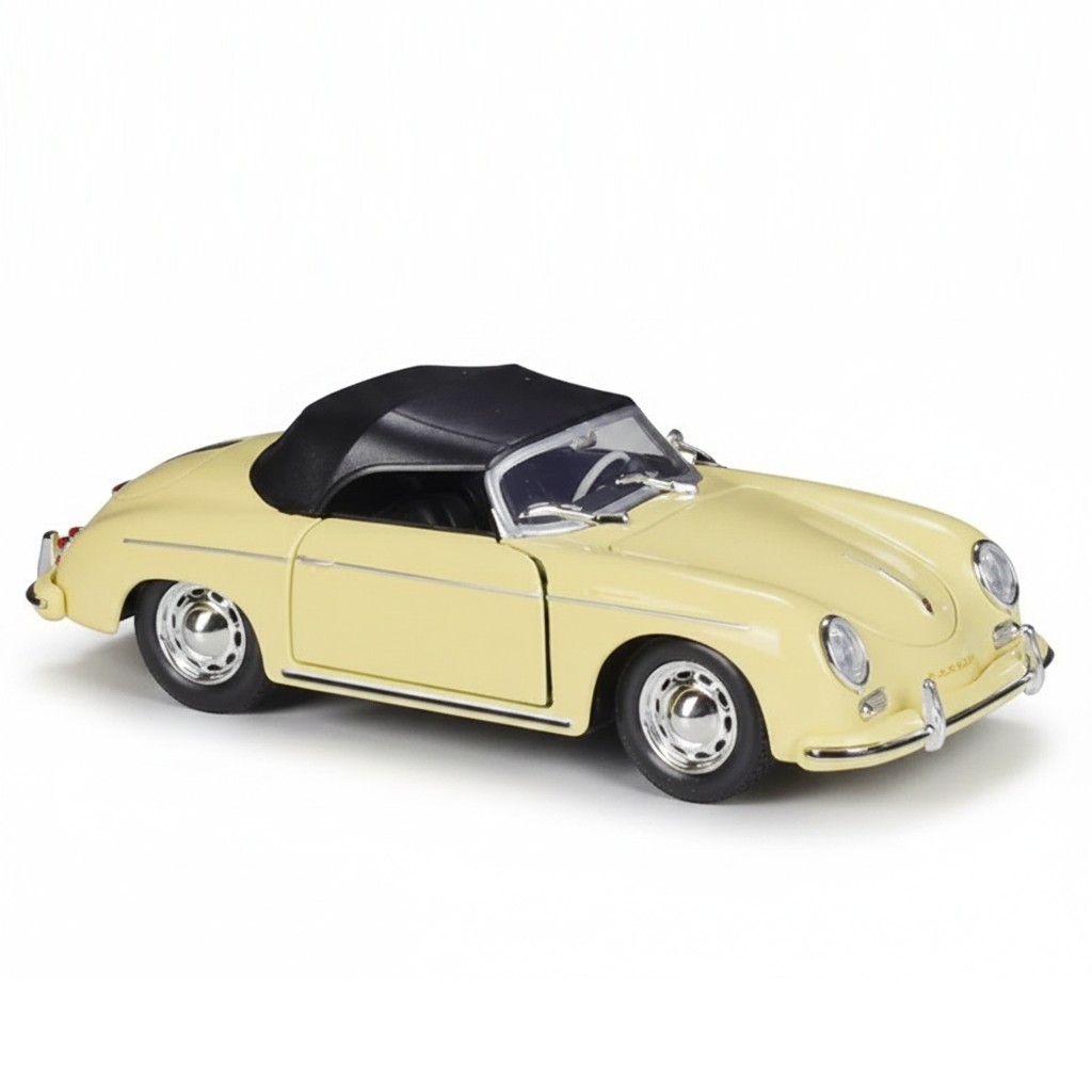 1:24 Porsche 356A Speedster 1950s Classic Roadster Alloy Car Model Diecast Gift