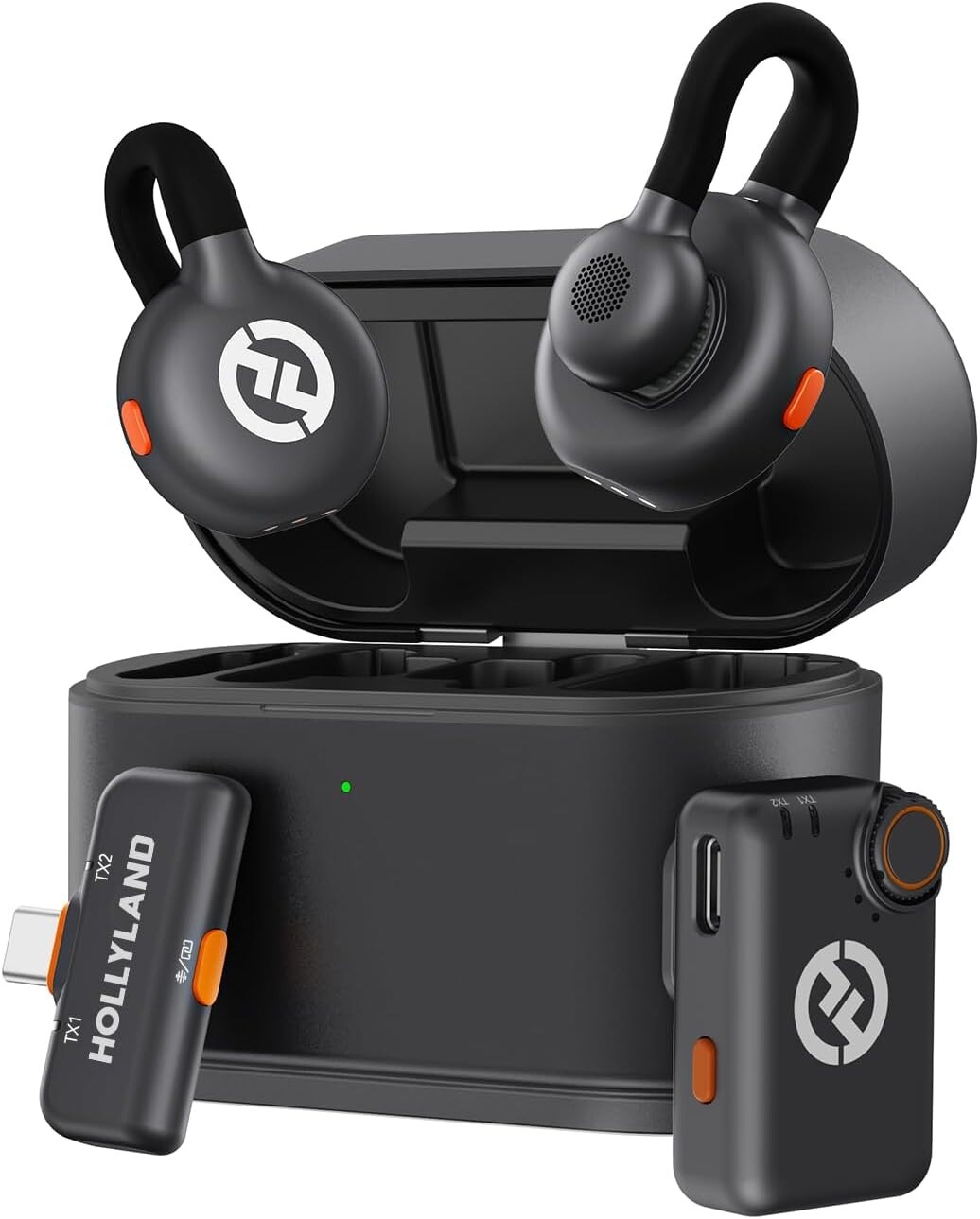 Hollyland Lark M2S Mini Combo (Camera RX+Type-C RX) Wireless Lavalier Microphone Hollyland Lark M2S Mini Combo (Camera RX+Type-C RX) Wireless Lavalier Microphone