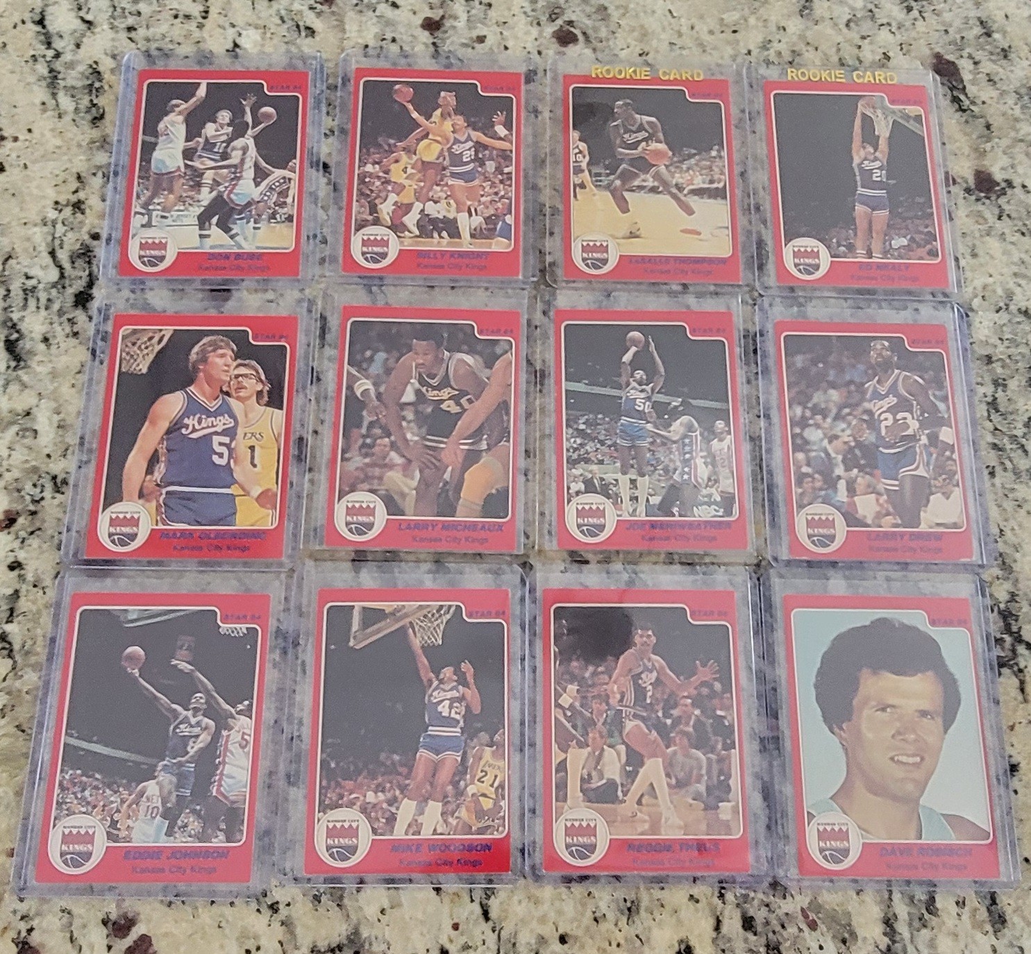 1984 STAR Kansas City Kings Bag set * 12 cards * NM/MT 1984 STAR Kansas City Kings Bag set * 12 cards * NM/MT