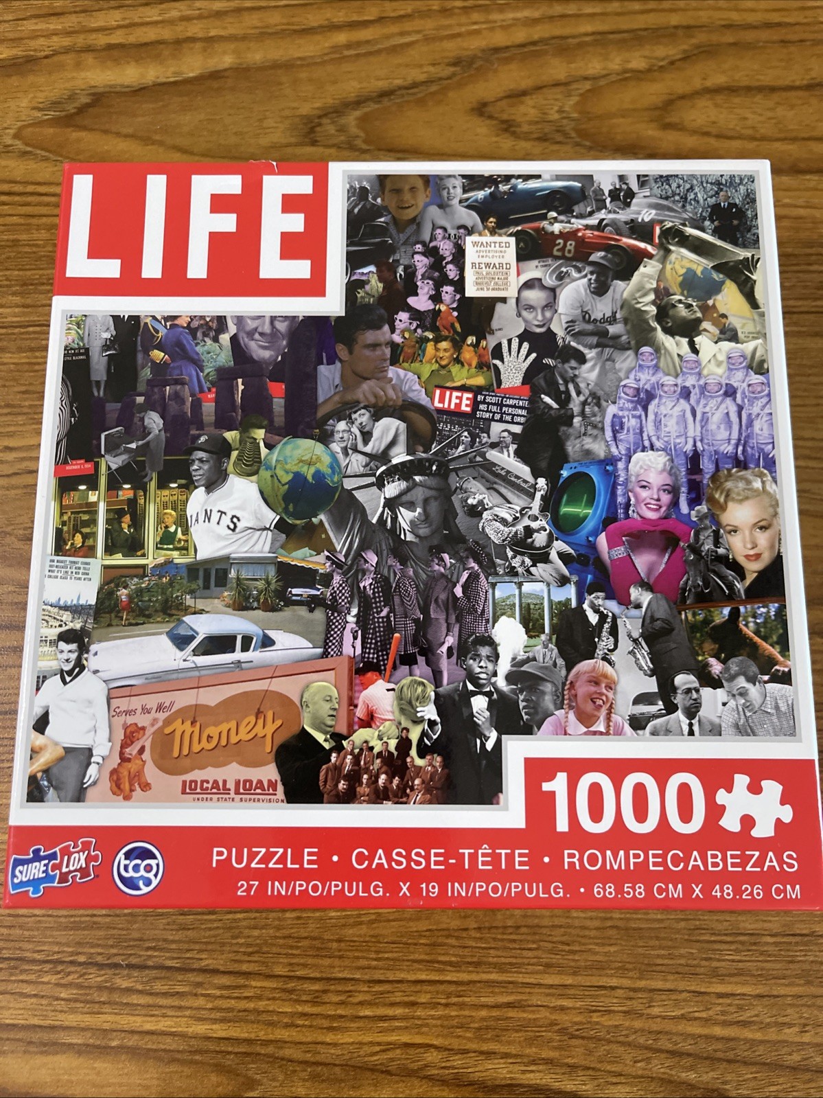 Sure Lox LIFE 1950s Magazine Cover Jigsaw Puzzle 1000 pieces 27” x 19”