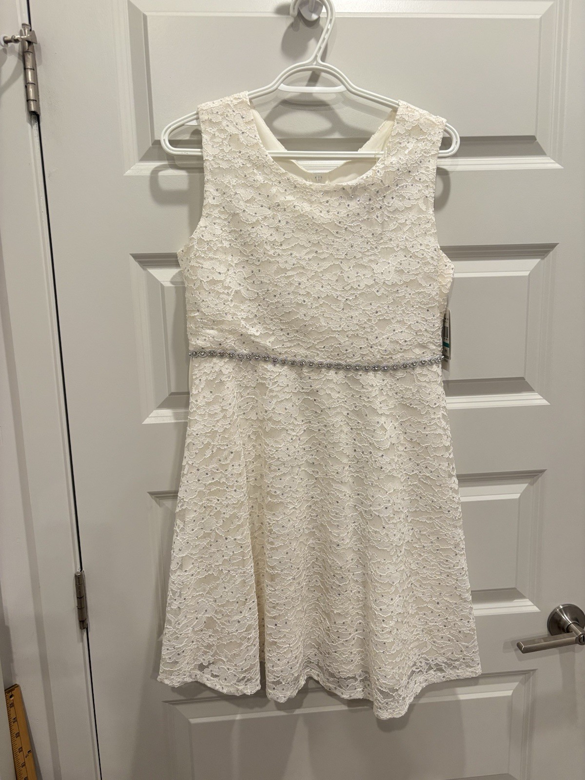 Speechless Ivory Lace Party Dress Kids Size 16.5 Speechless Ivory Lace Party Dress Kids Size 16.5
