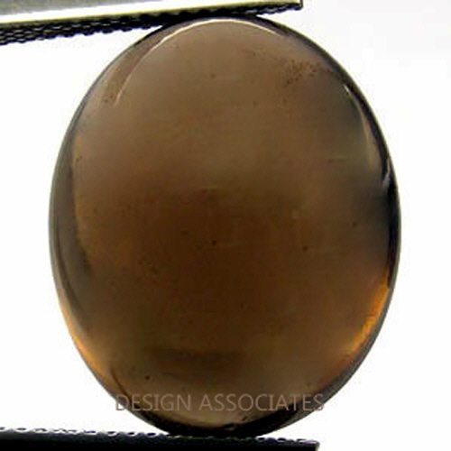 Well Cut 9.75X7.75 Oval Cabachon Smokey Quartz 5 Pcs AAA ALL NATURAL
