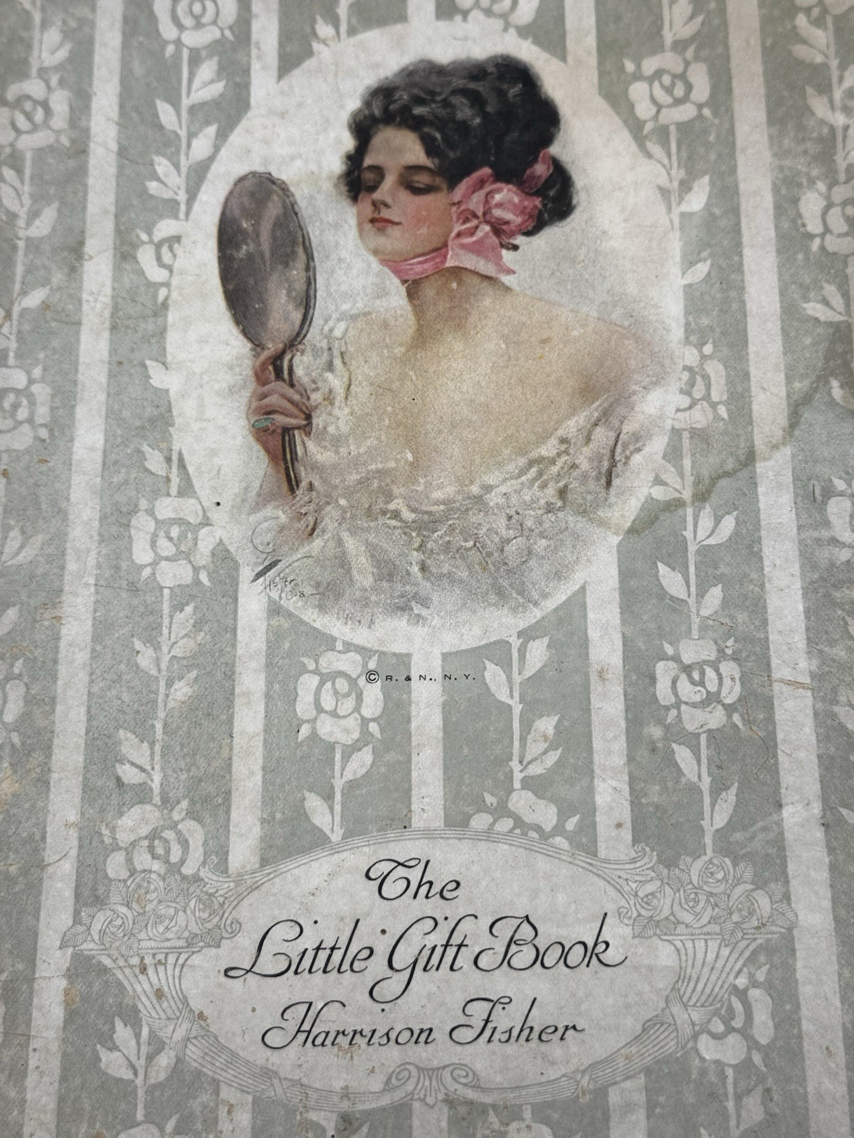 1913 The Little Gift Book by Harrison Fisher, Signed by Author, HC
